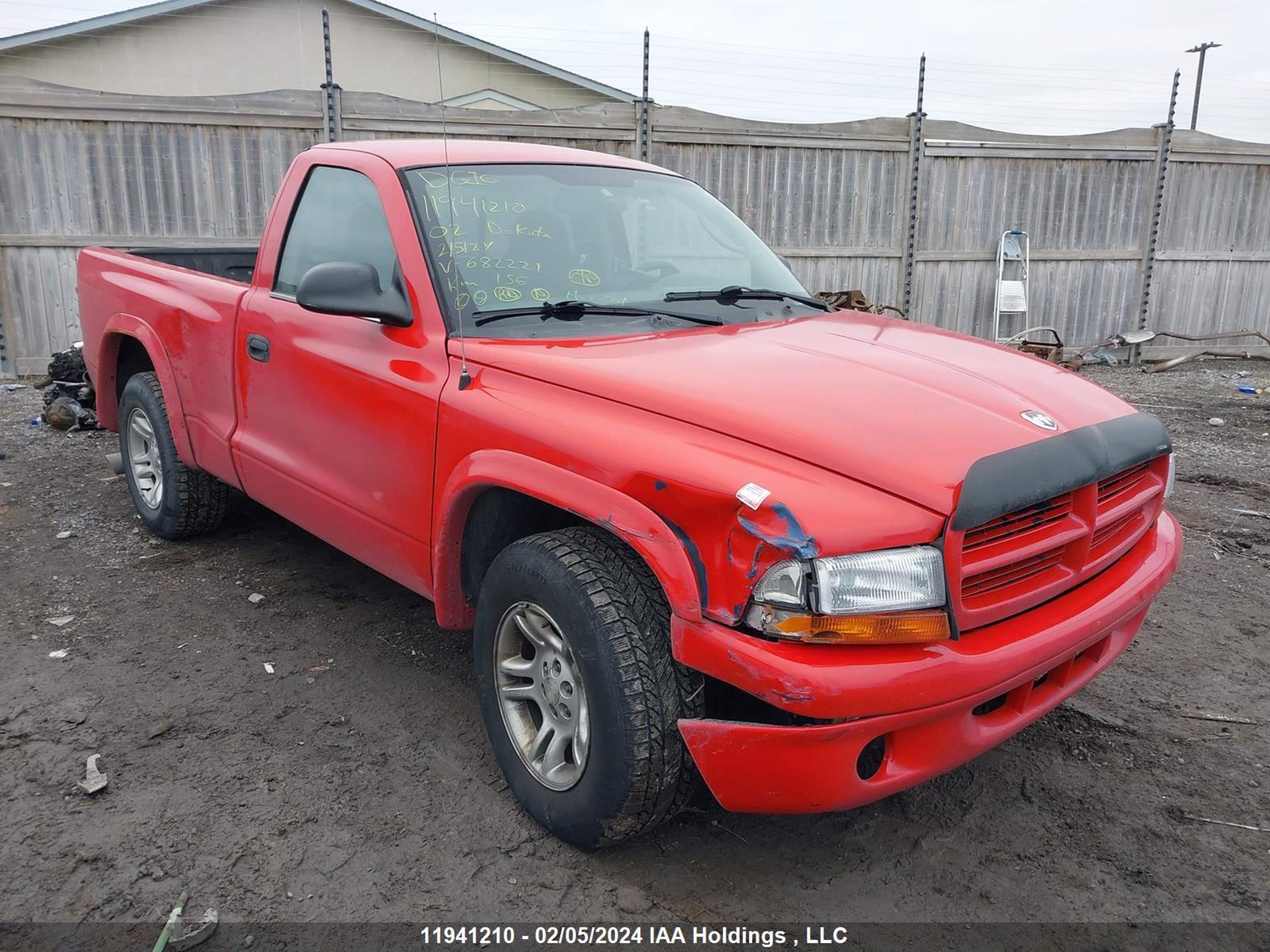 DODGE DAKOTA 2002 1b7fl36n82s682221