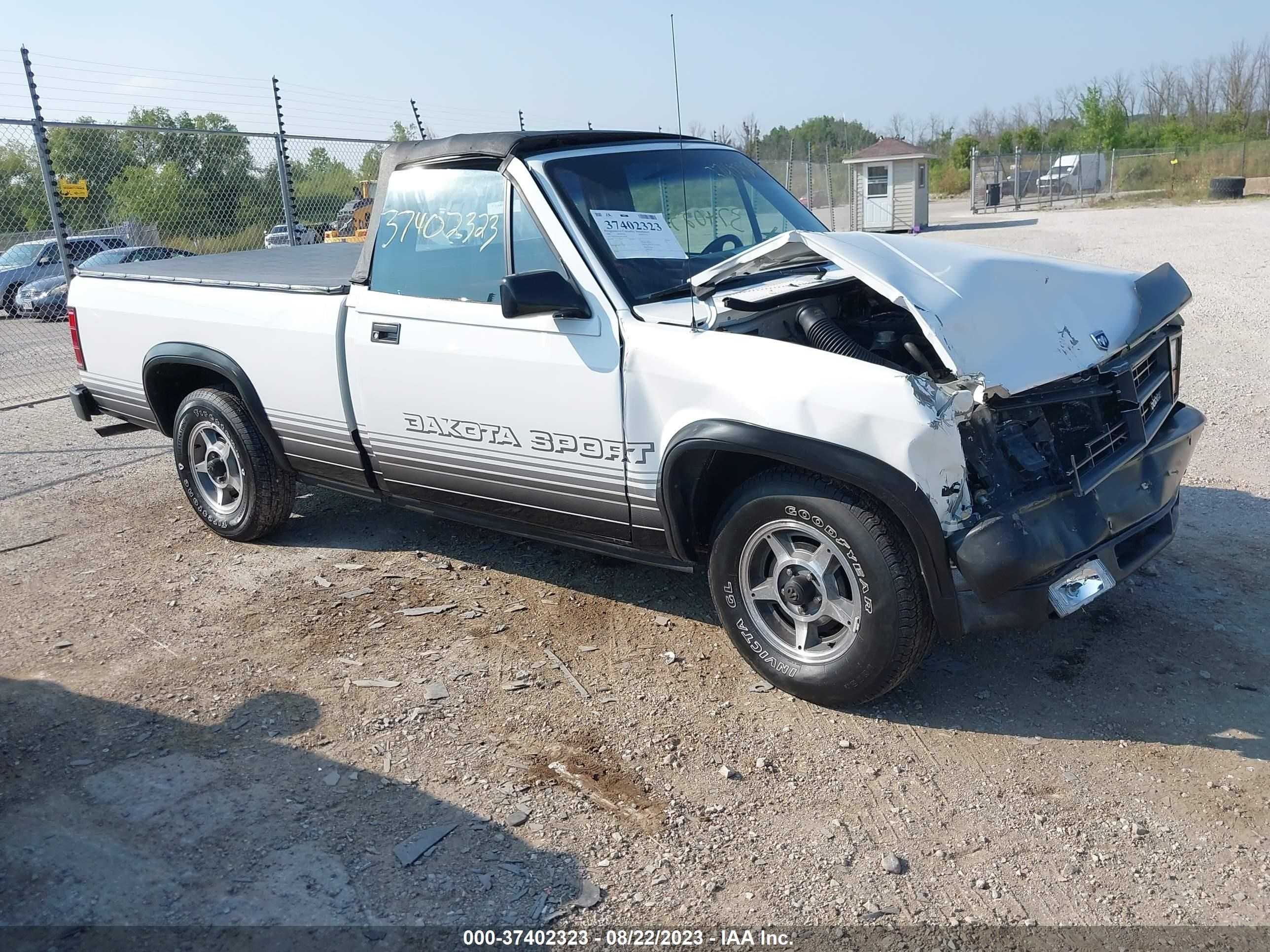 DODGE DAKOTA 1989 1b7fl69x0ks178129