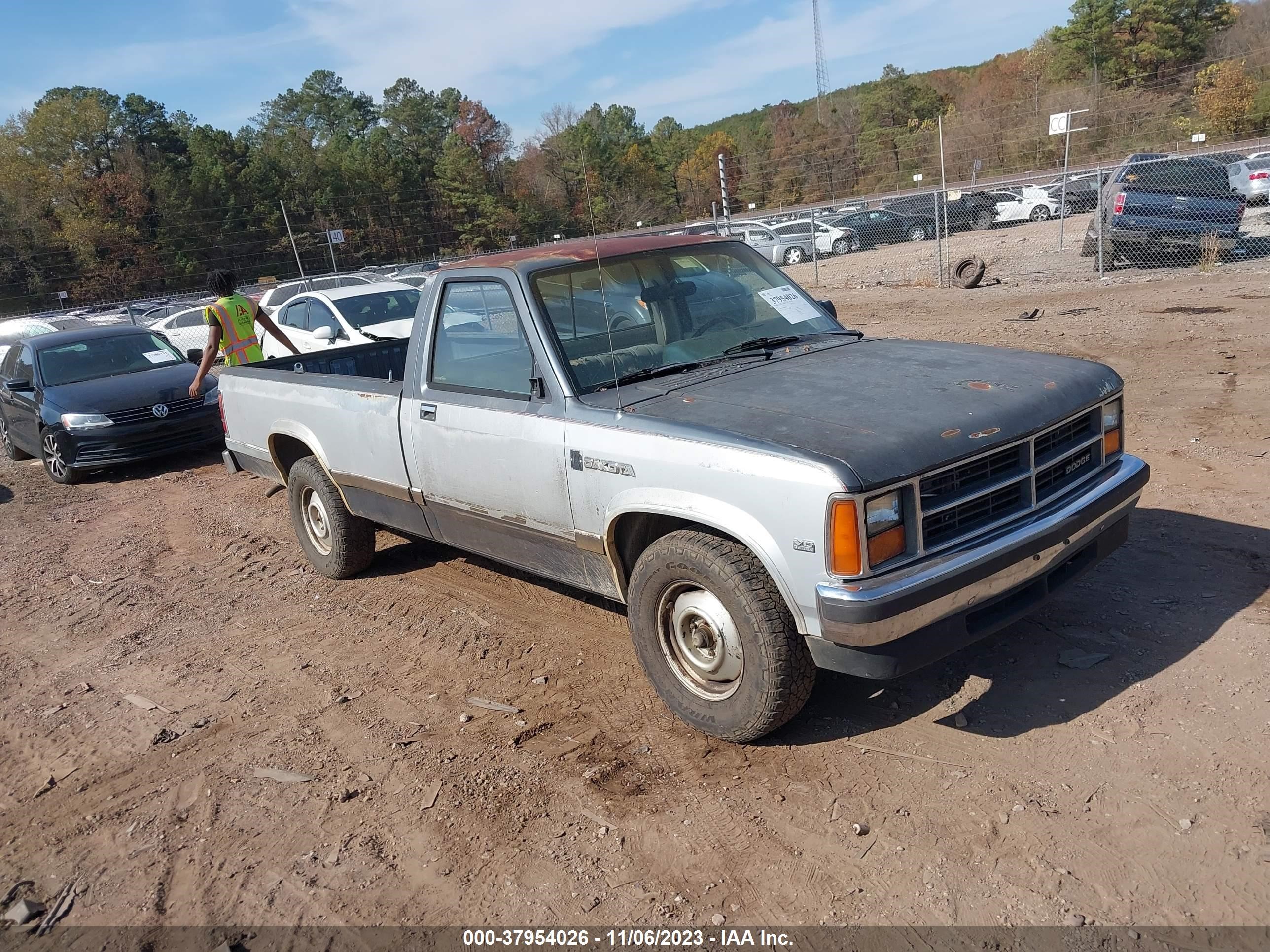 DODGE DAKOTA 1987 1b7fn14mxhs422923