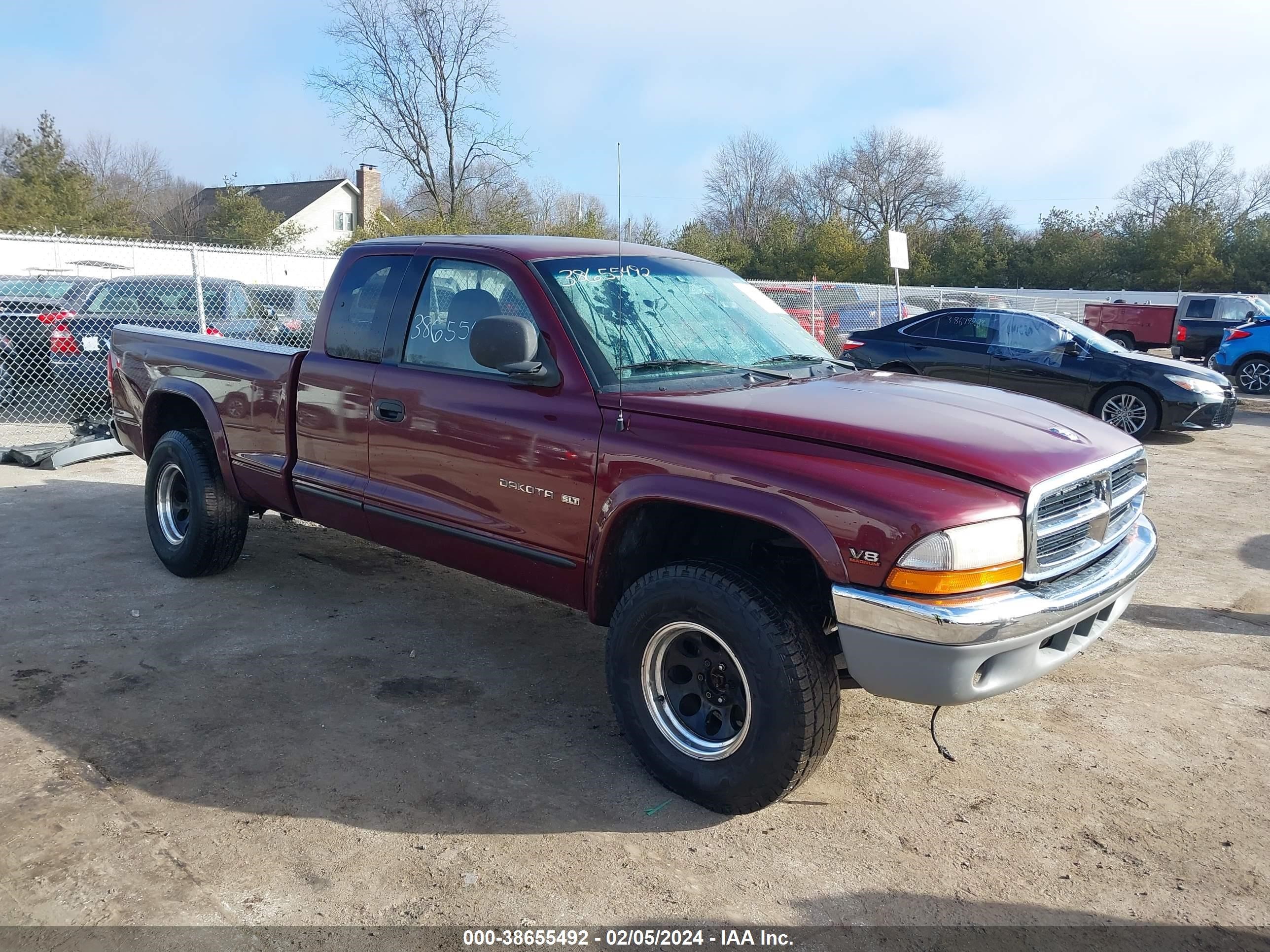 DODGE DAKOTA 2000 1b7gg22n2ys700973