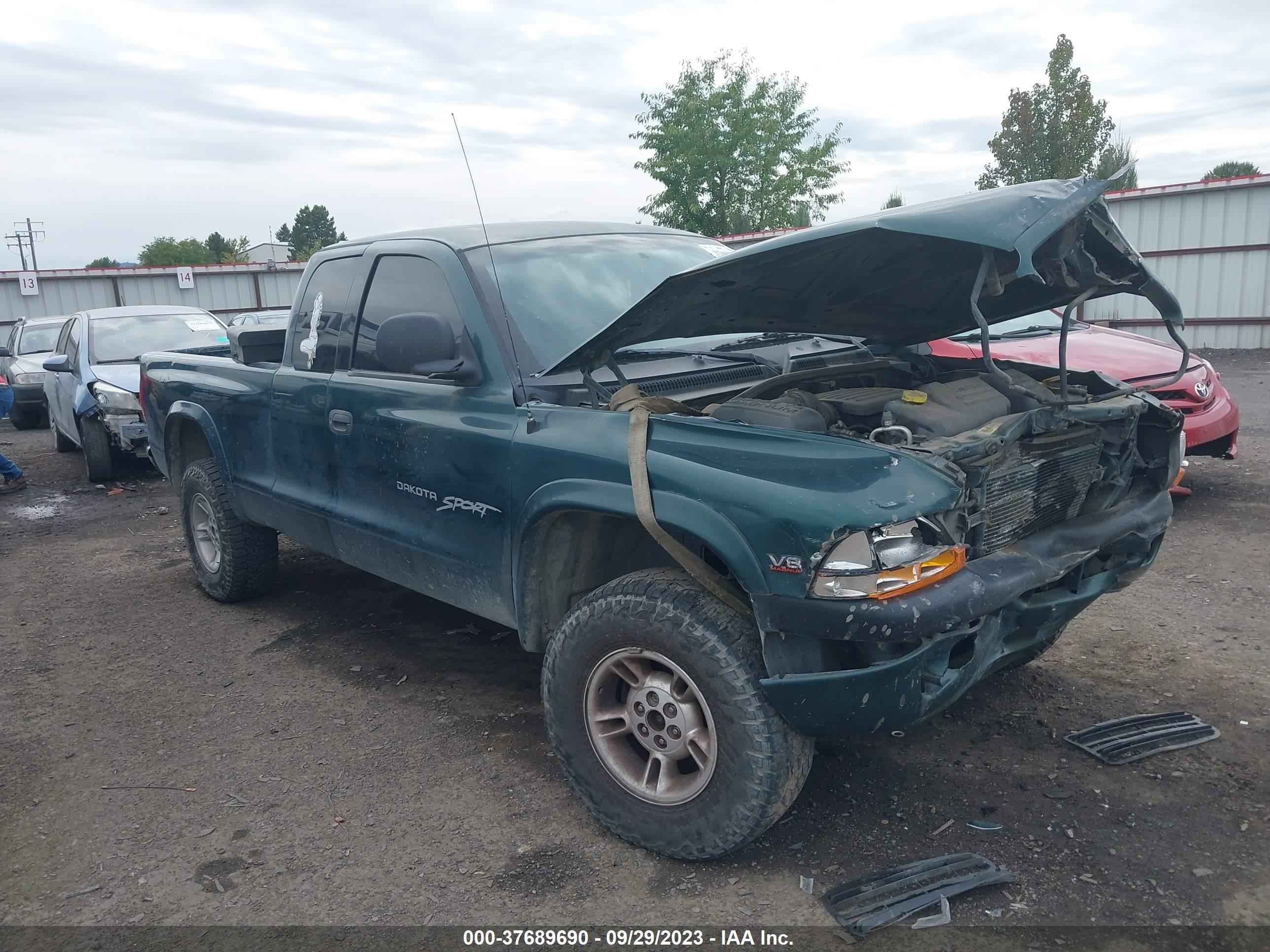 DODGE DAKOTA 2000 1b7gg22n7ys583603