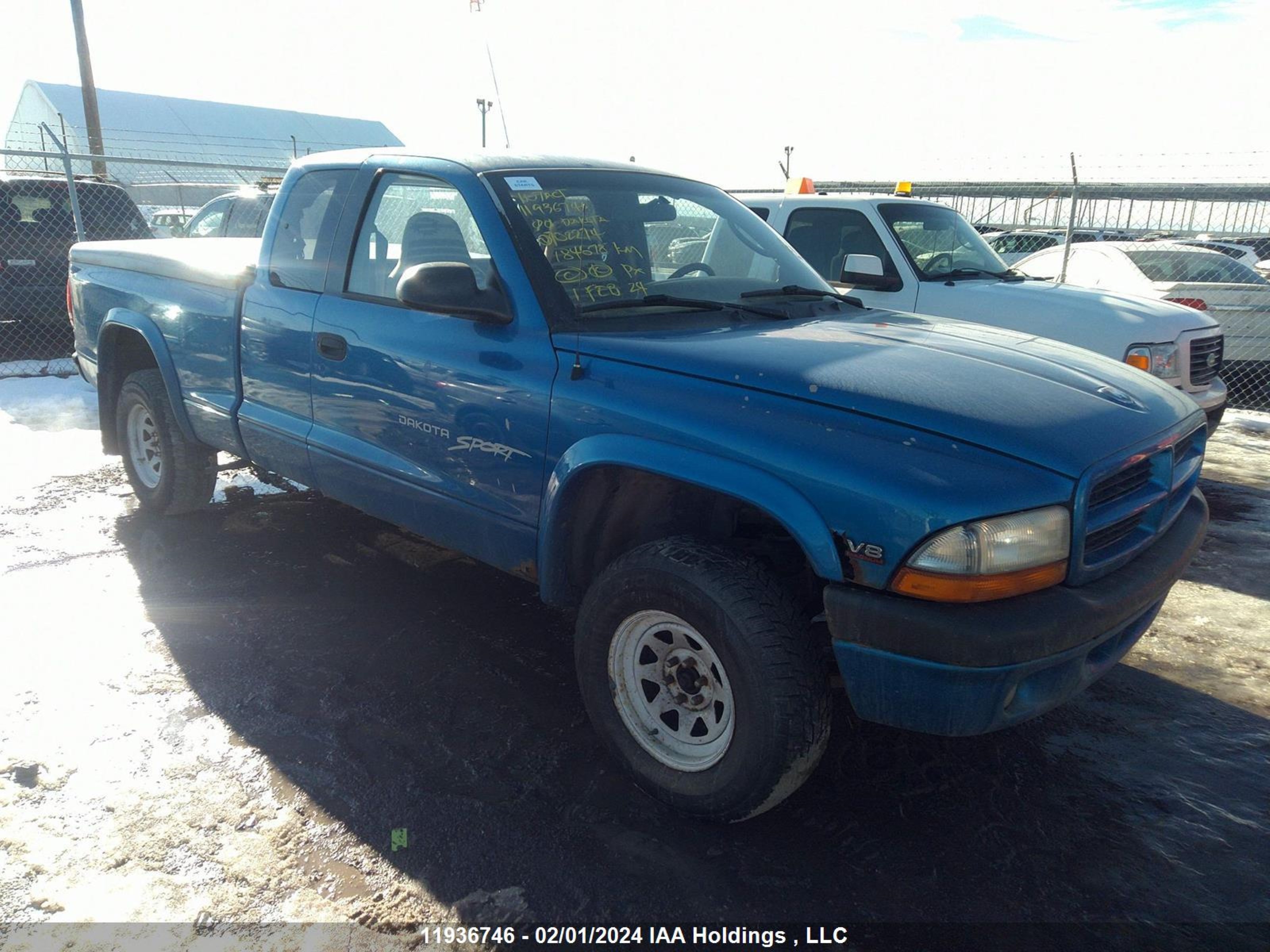 DODGE DAKOTA 2000 1b7gg22n8ys702274