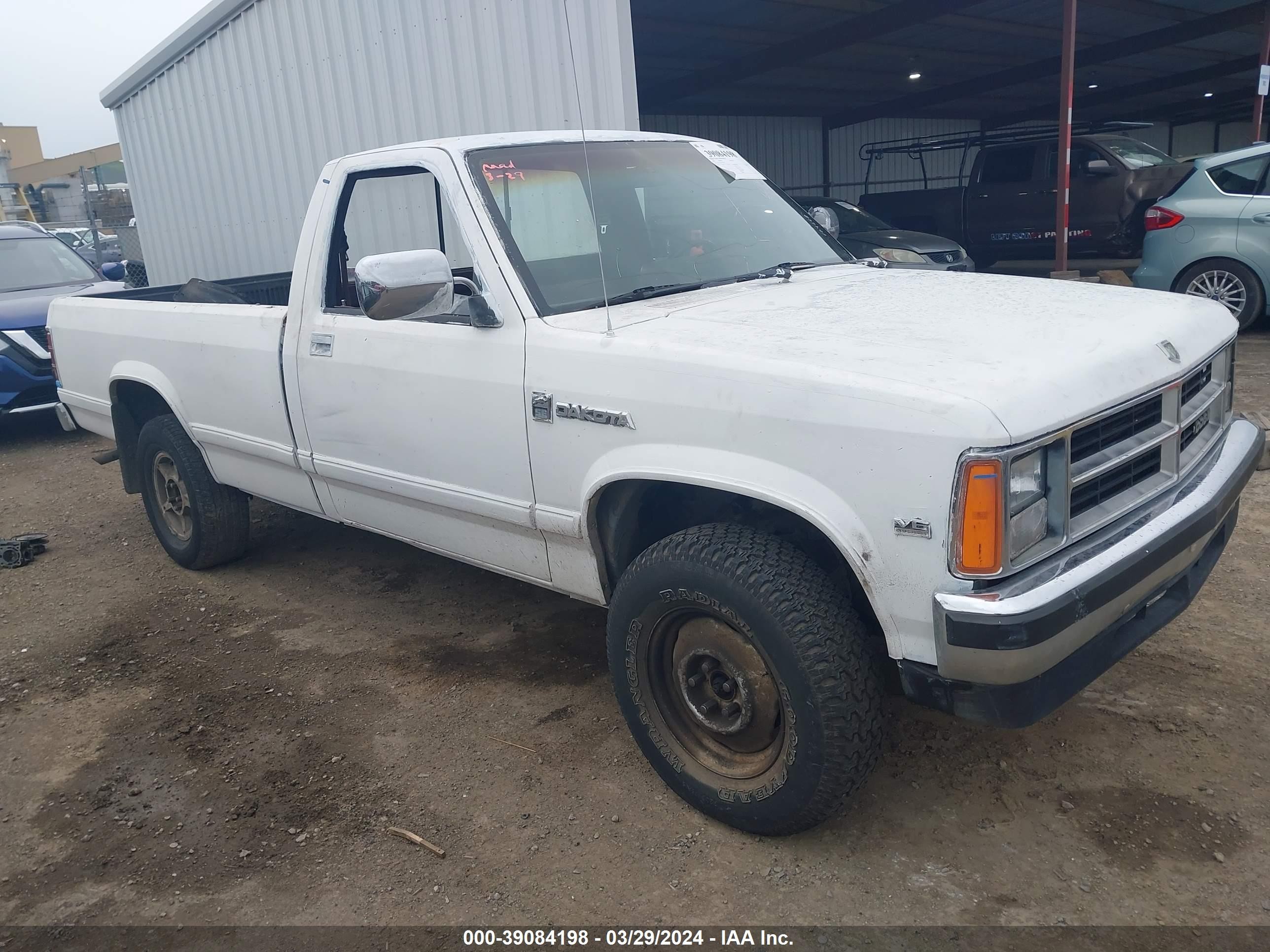 DODGE DAKOTA 1989 1b7gg26x9ks059307