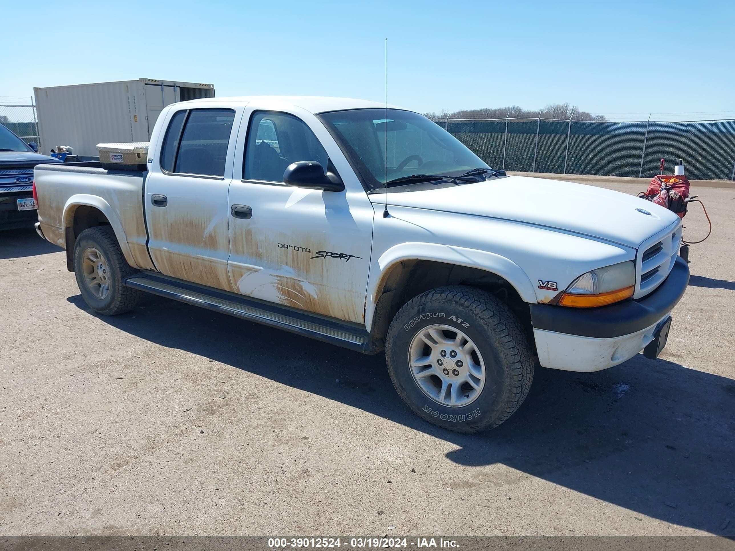 DODGE DAKOTA 2001 1b7gg2an81s103902