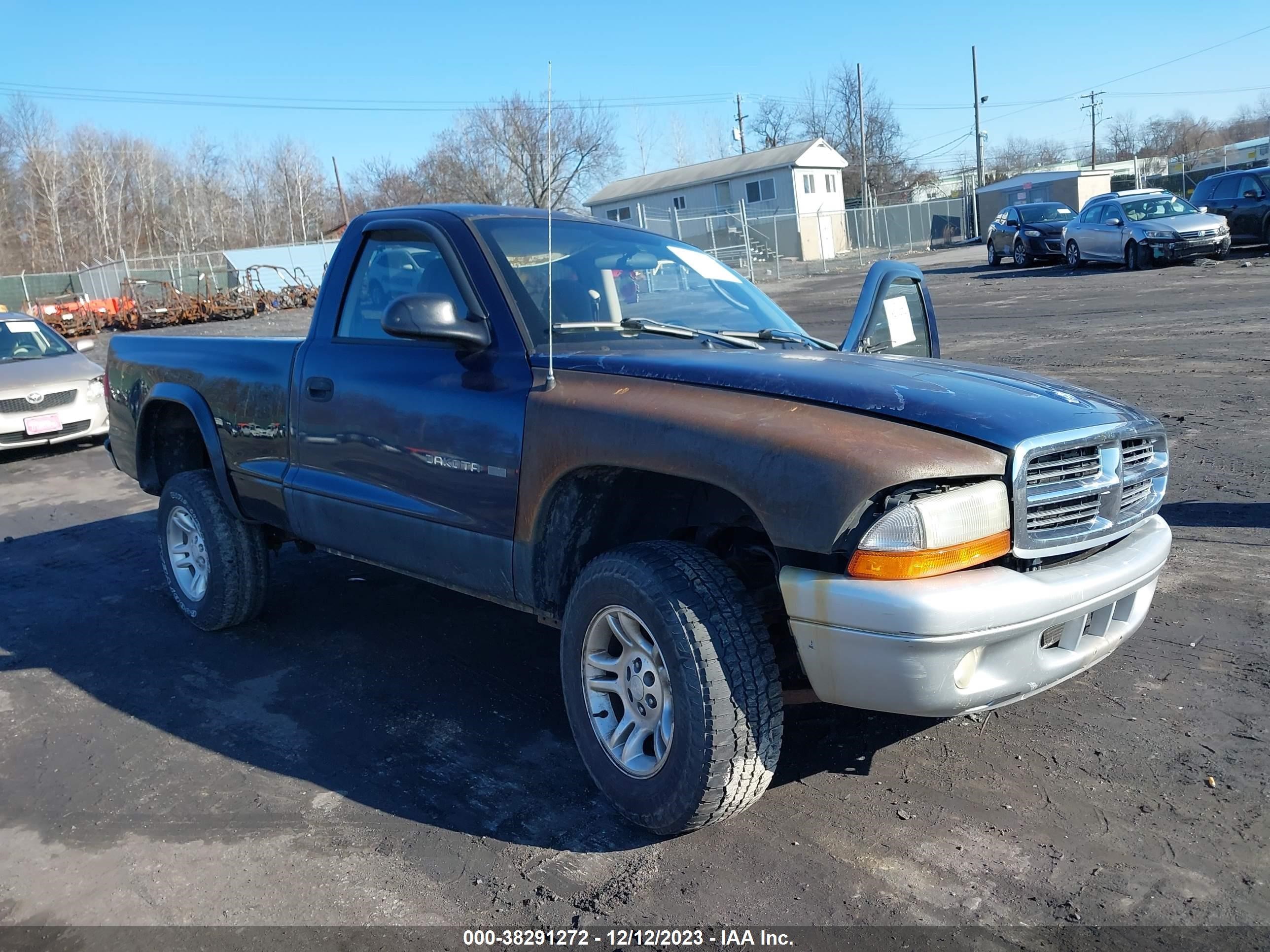 DODGE DAKOTA 2002 1b7gg46x12s563345