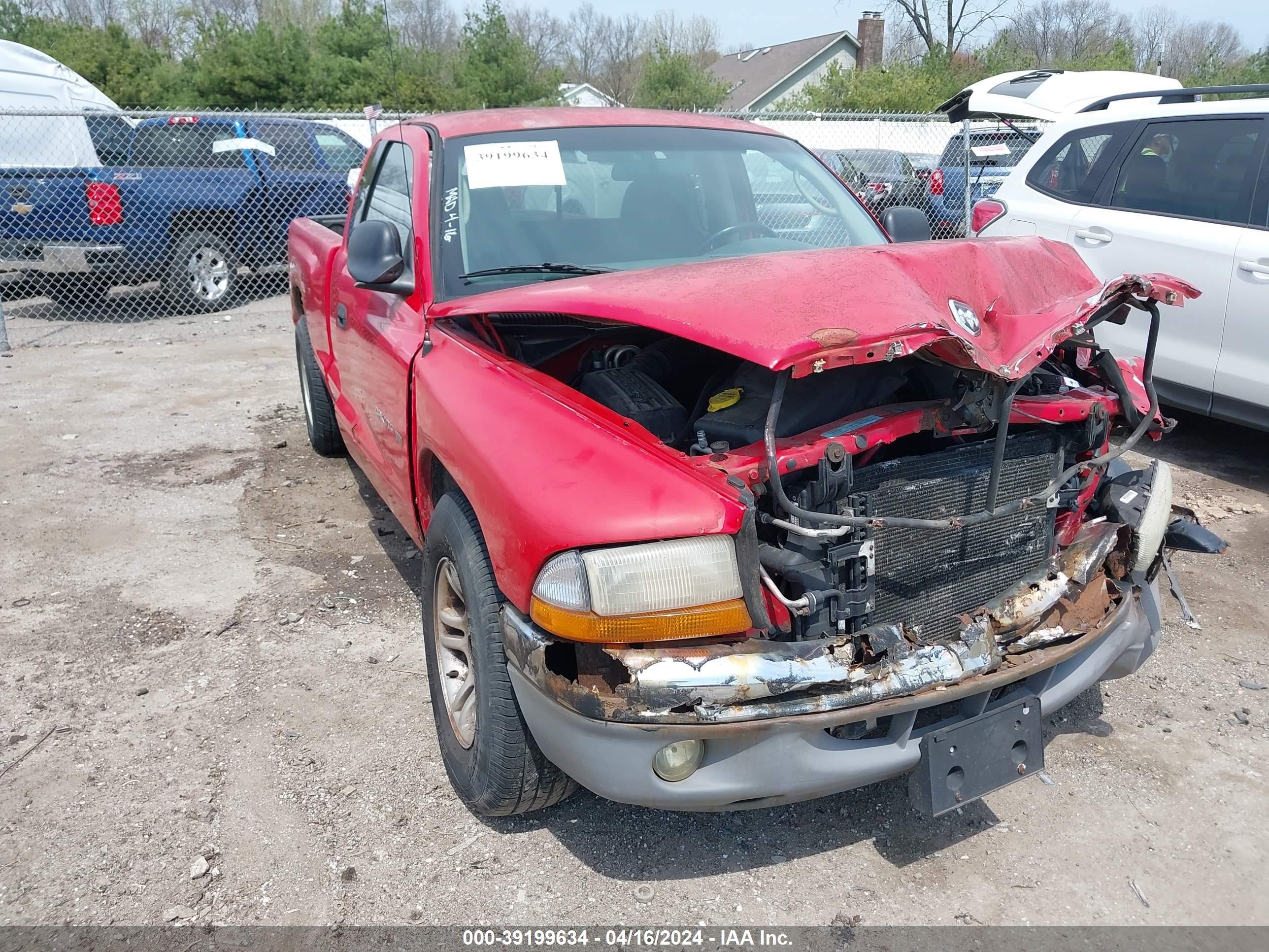 DODGE DAKOTA 2001 1b7gl22x11s129527