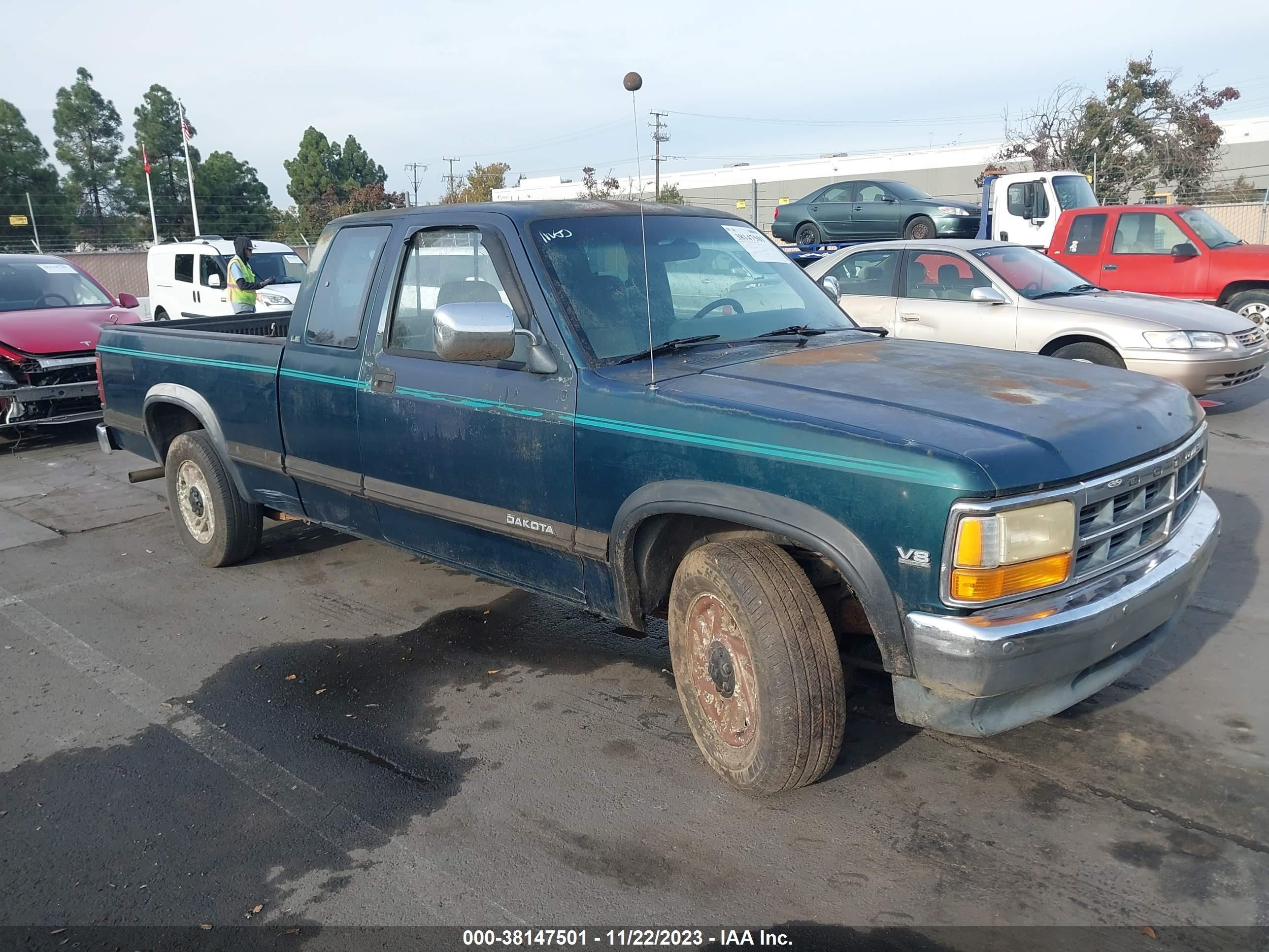 DODGE DAKOTA 1993 1b7gl23y0ps217582