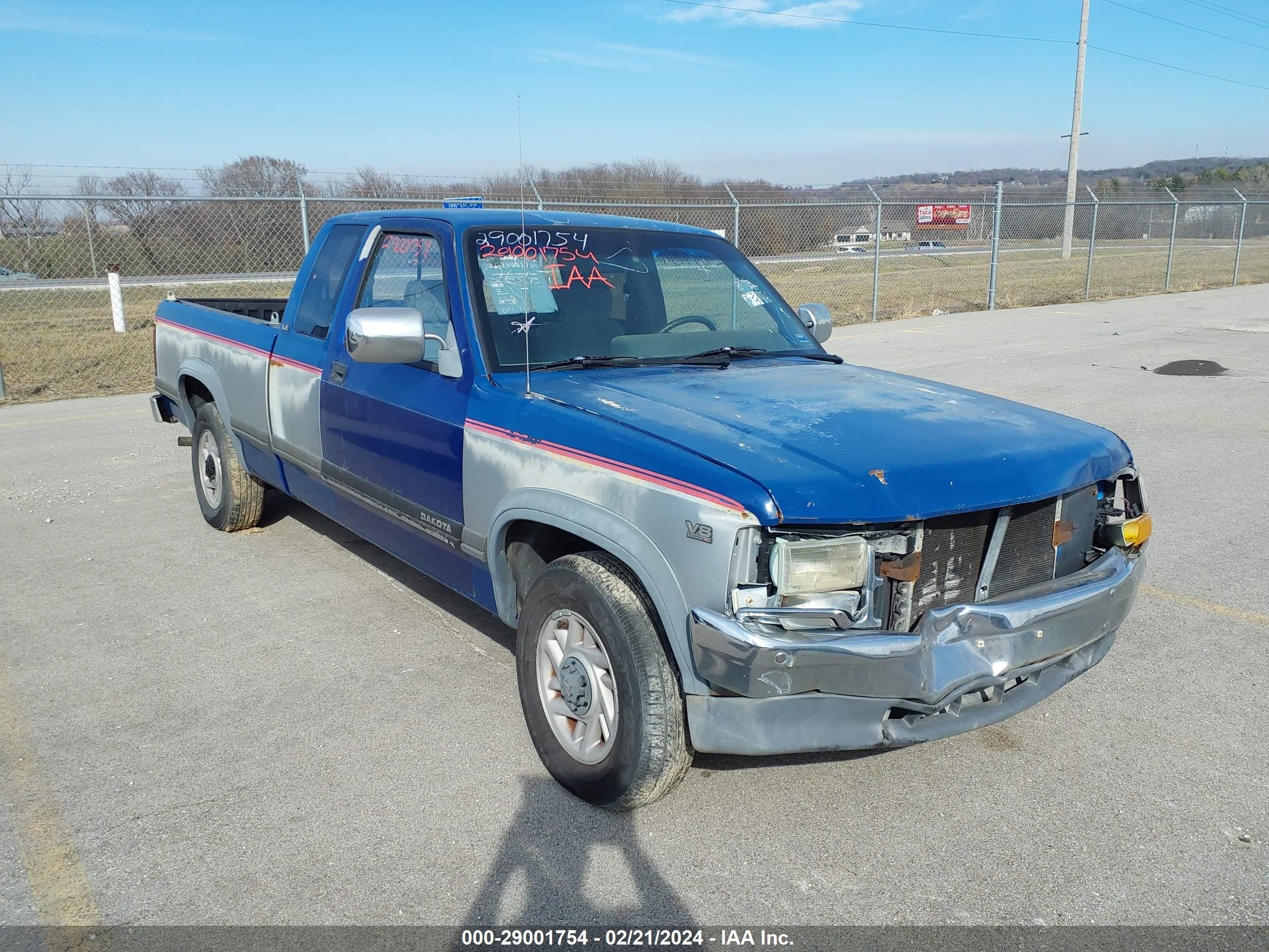 DODGE DAKOTA 1991 1b7gl23y2ms278850