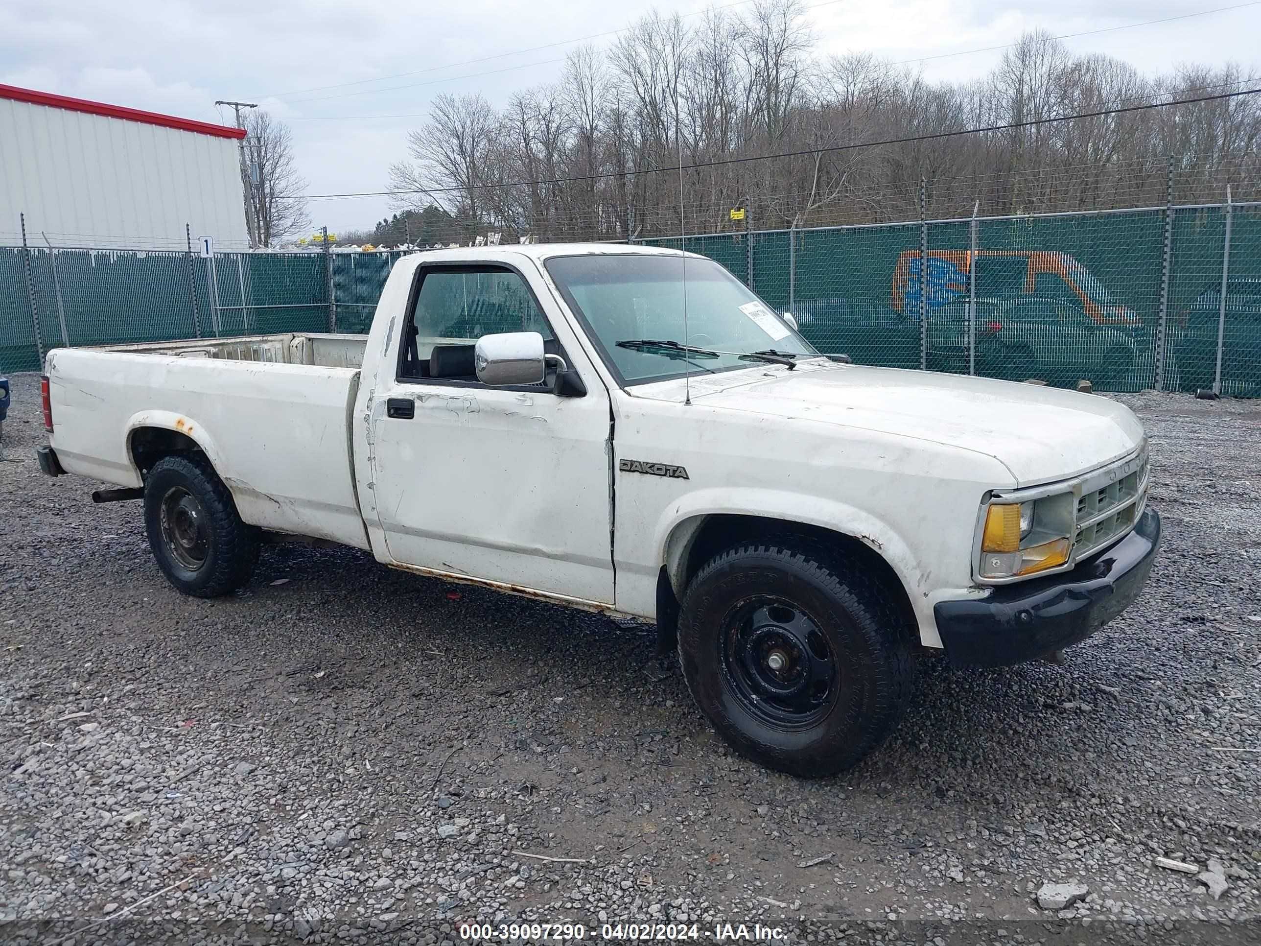 DODGE DAKOTA 1993 1b7gl26x4ps197694