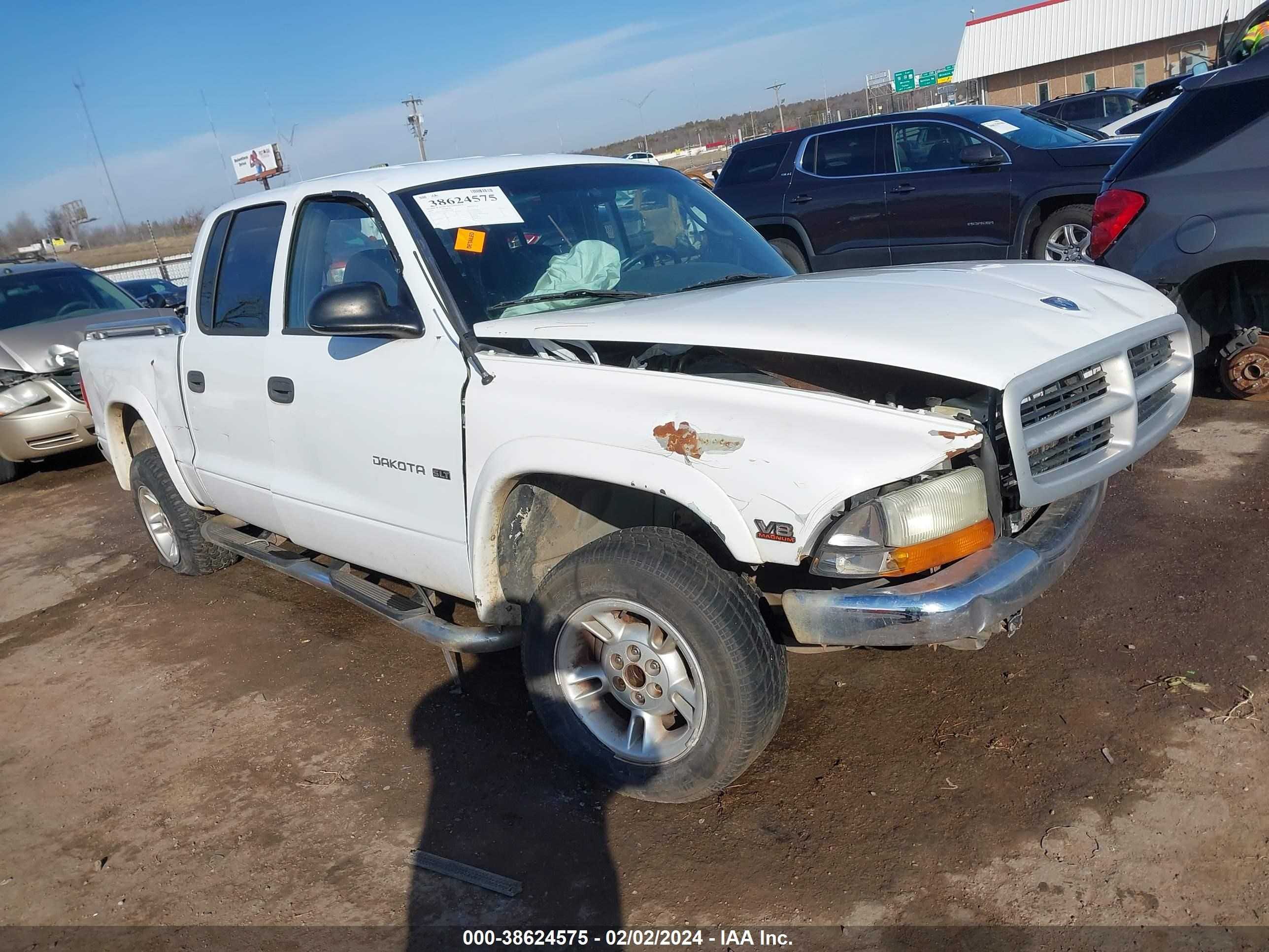 DODGE DAKOTA 2000 1b7gl2an5ys695474