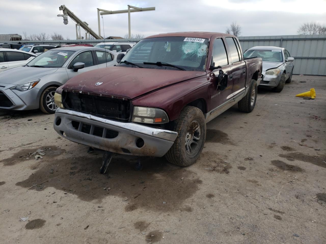 DODGE DAKOTA 2001 1b7gl2an71s118242