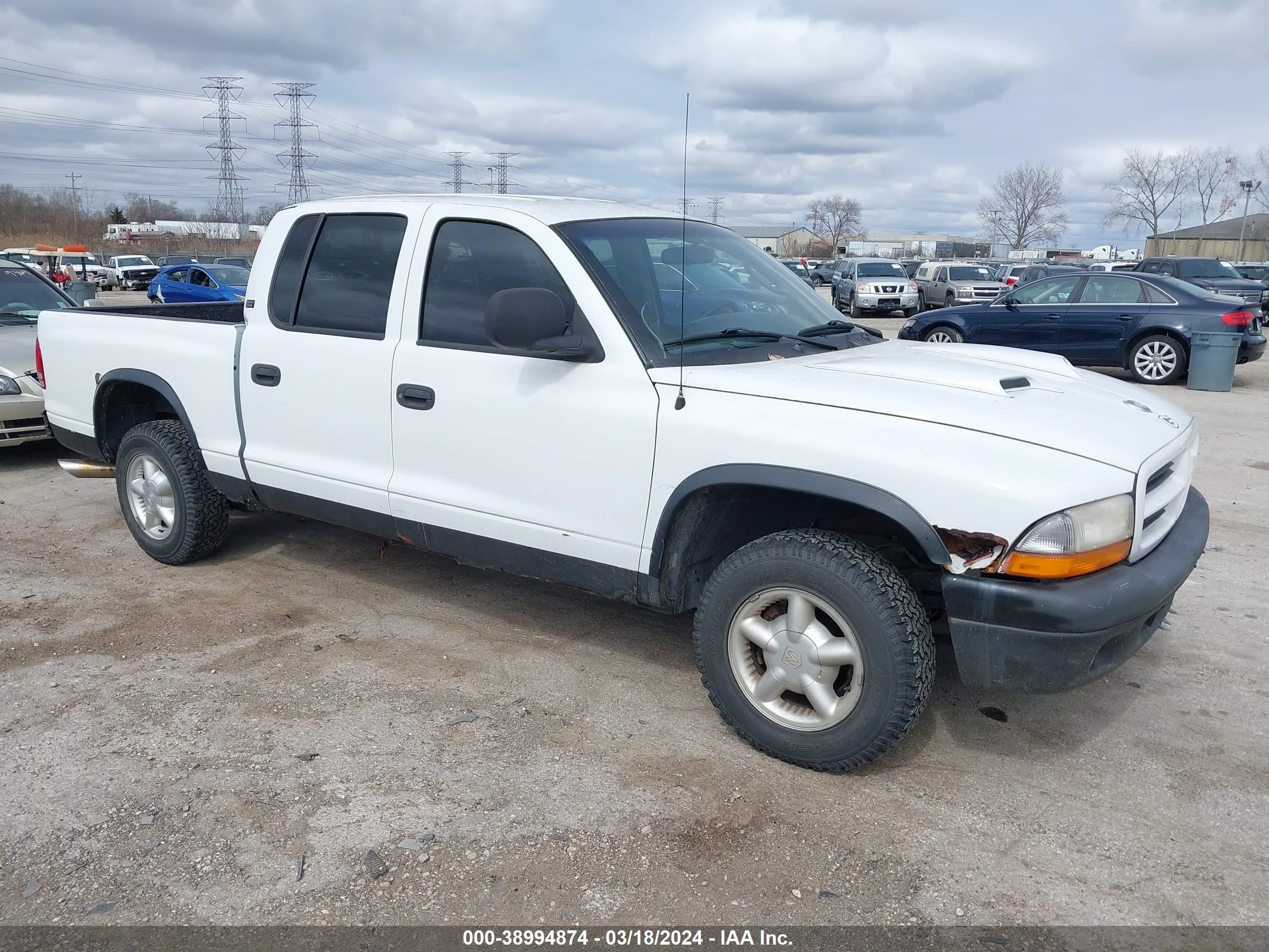 DODGE DAKOTA 2000 1b7gl2an8ys680029