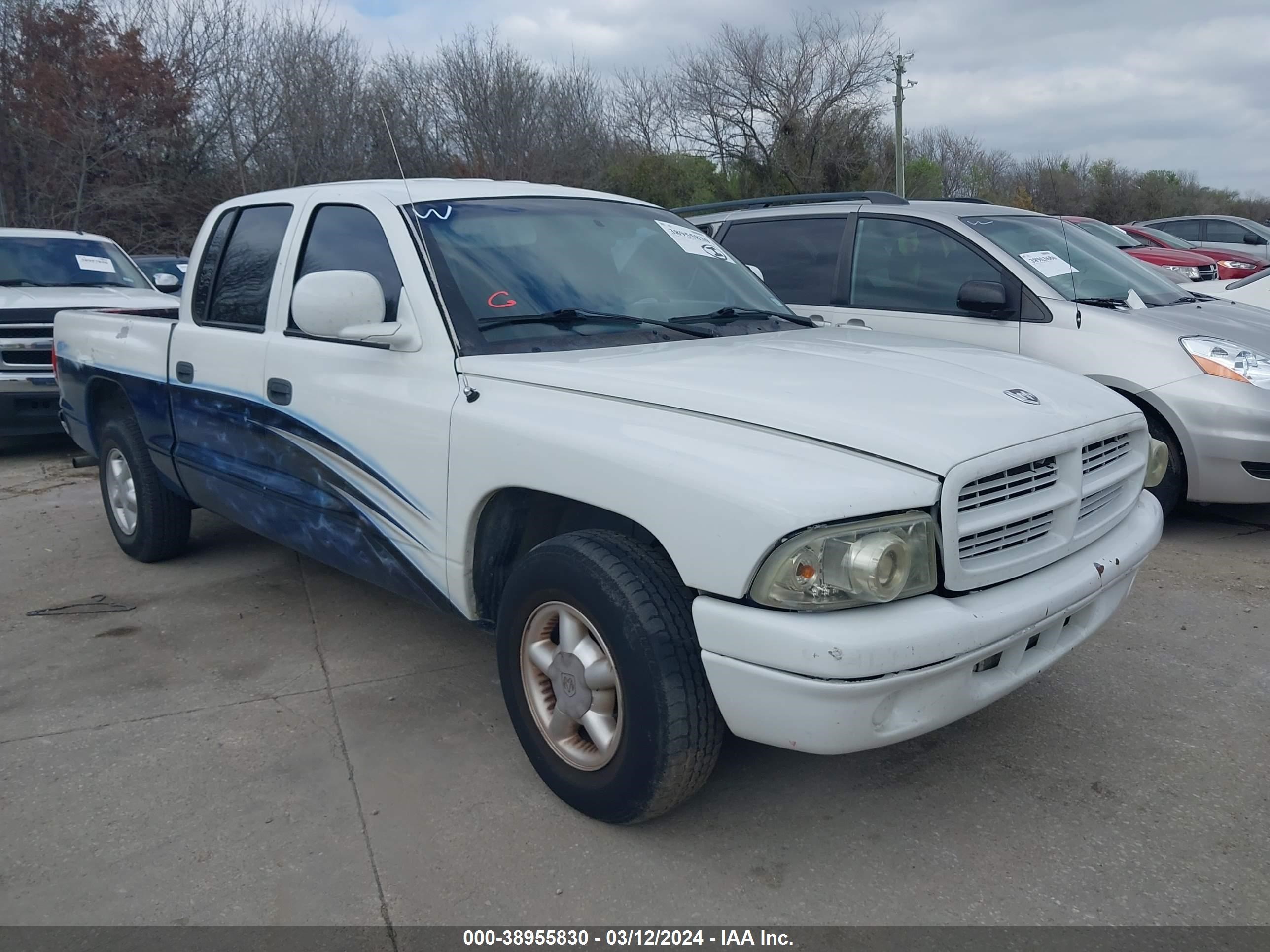 DODGE DAKOTA 2000 1b7gl2ax8ys674488