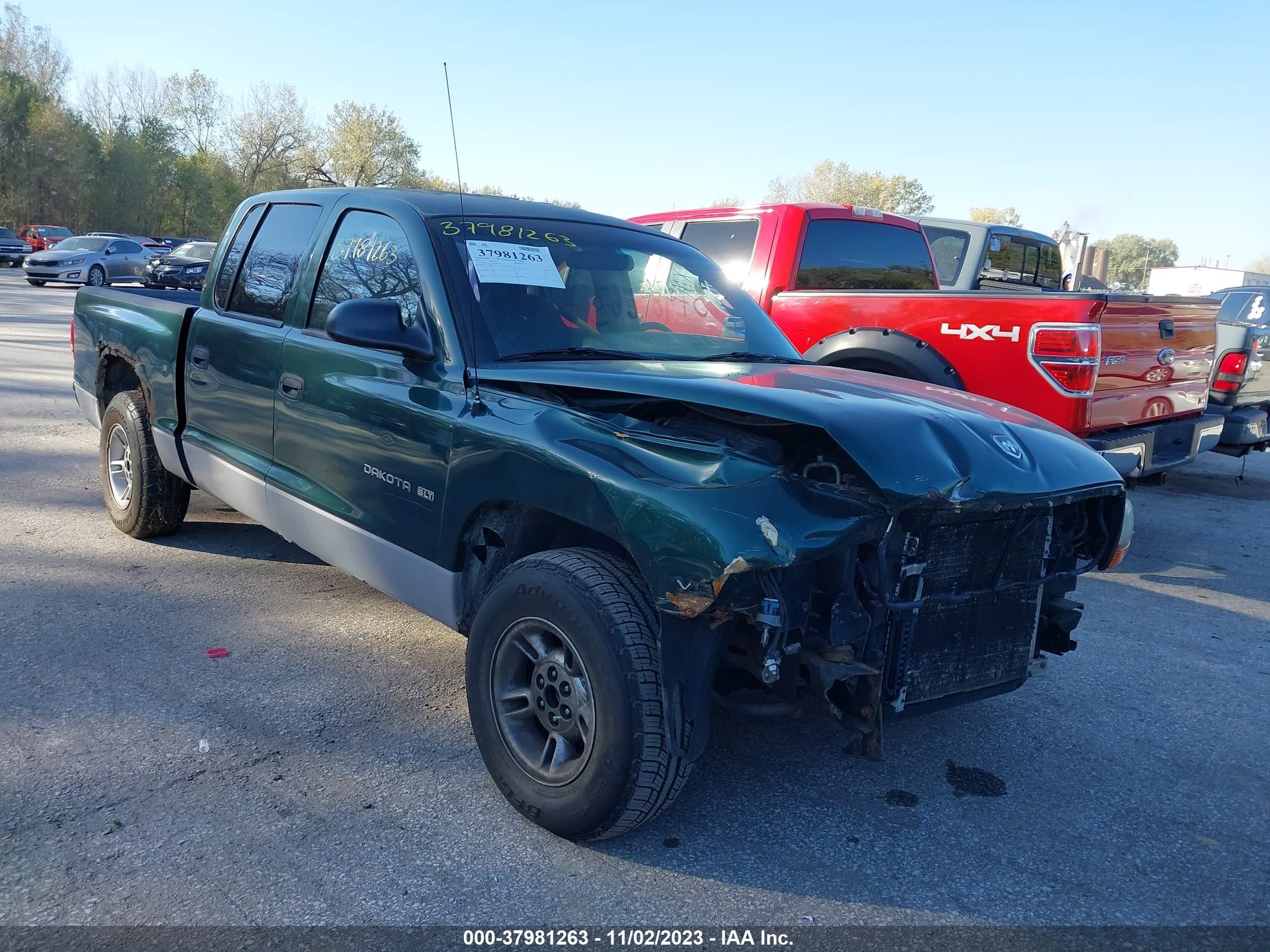 DODGE DAKOTA 2000 1b7gl2ax9ys598229