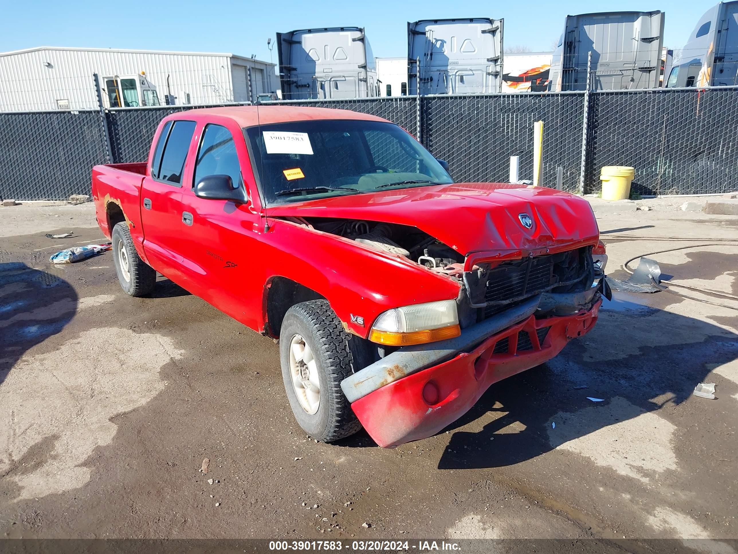 DODGE DAKOTA 2000 1b7gl2ax9ys708096