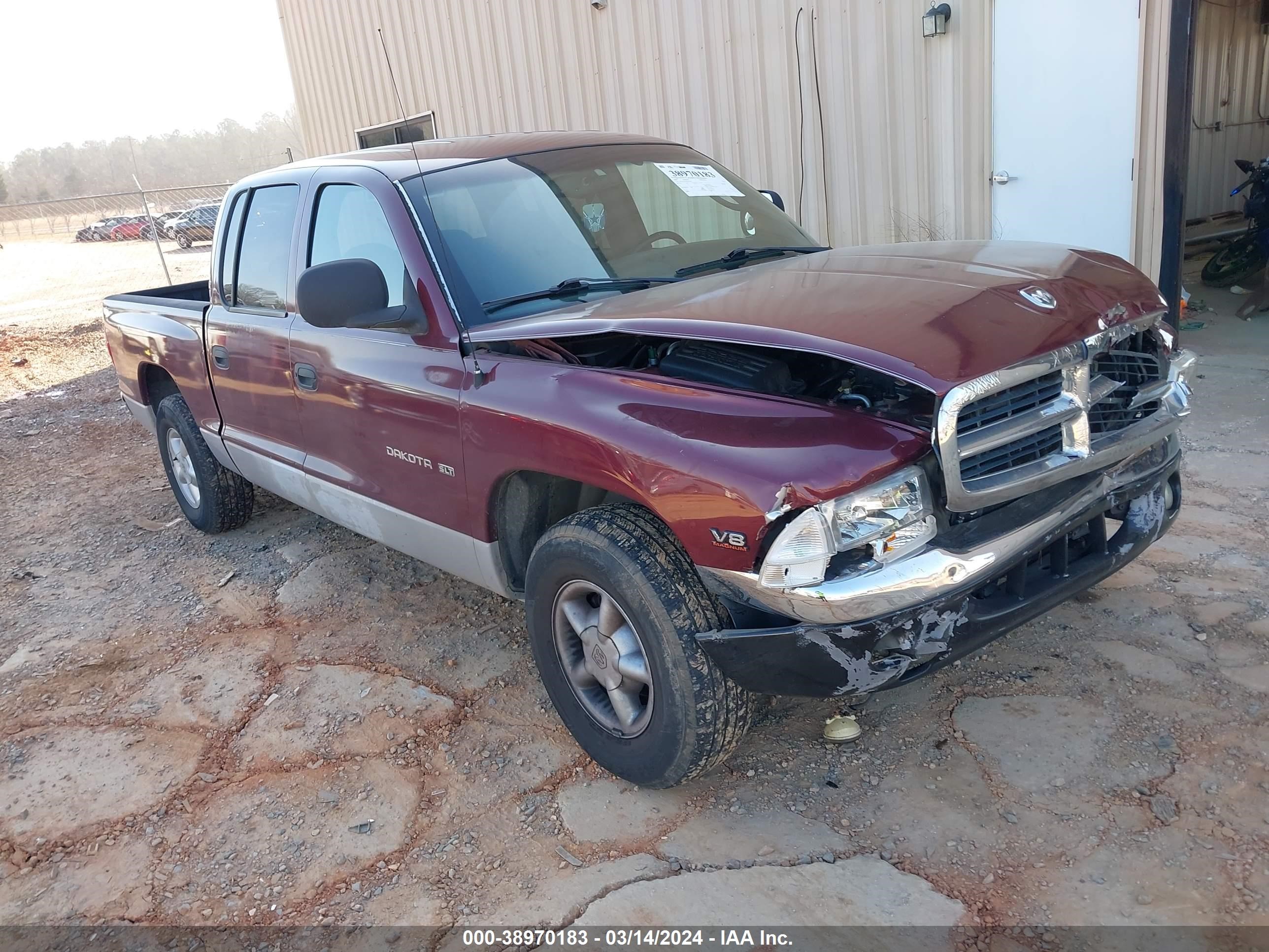 DODGE DAKOTA 2000 1b7gl2az6ys671462