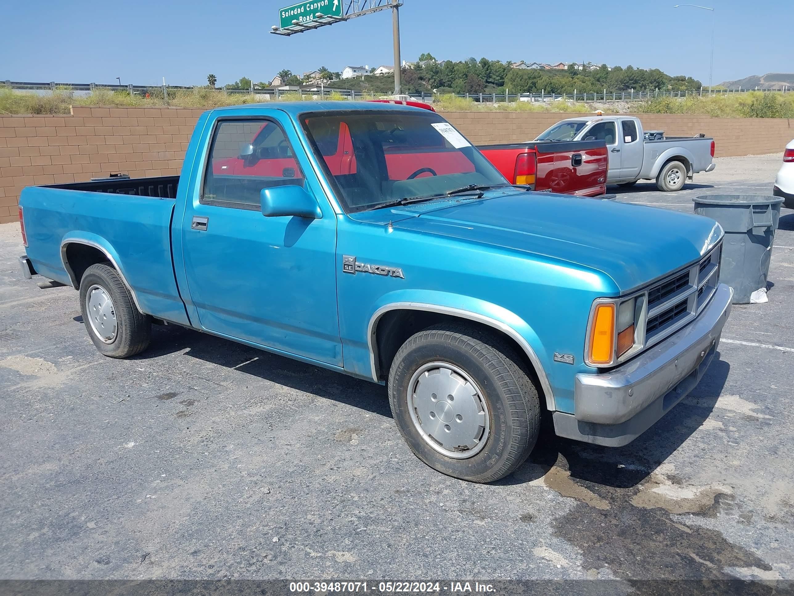 DODGE DAKOTA 1988 1b7gn14x7js725002