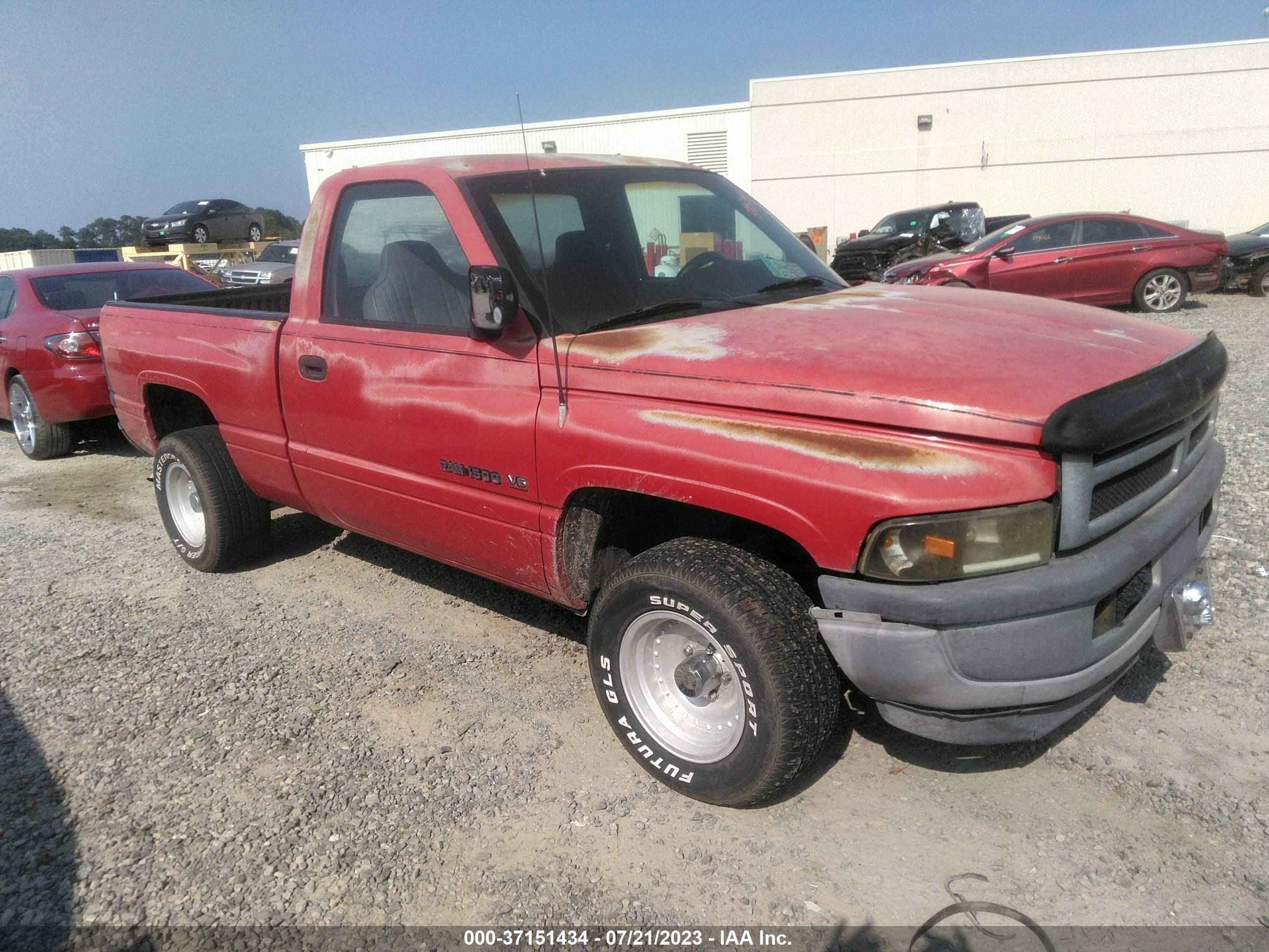 DODGE RAM 1995 1b7hc16x0ss229936