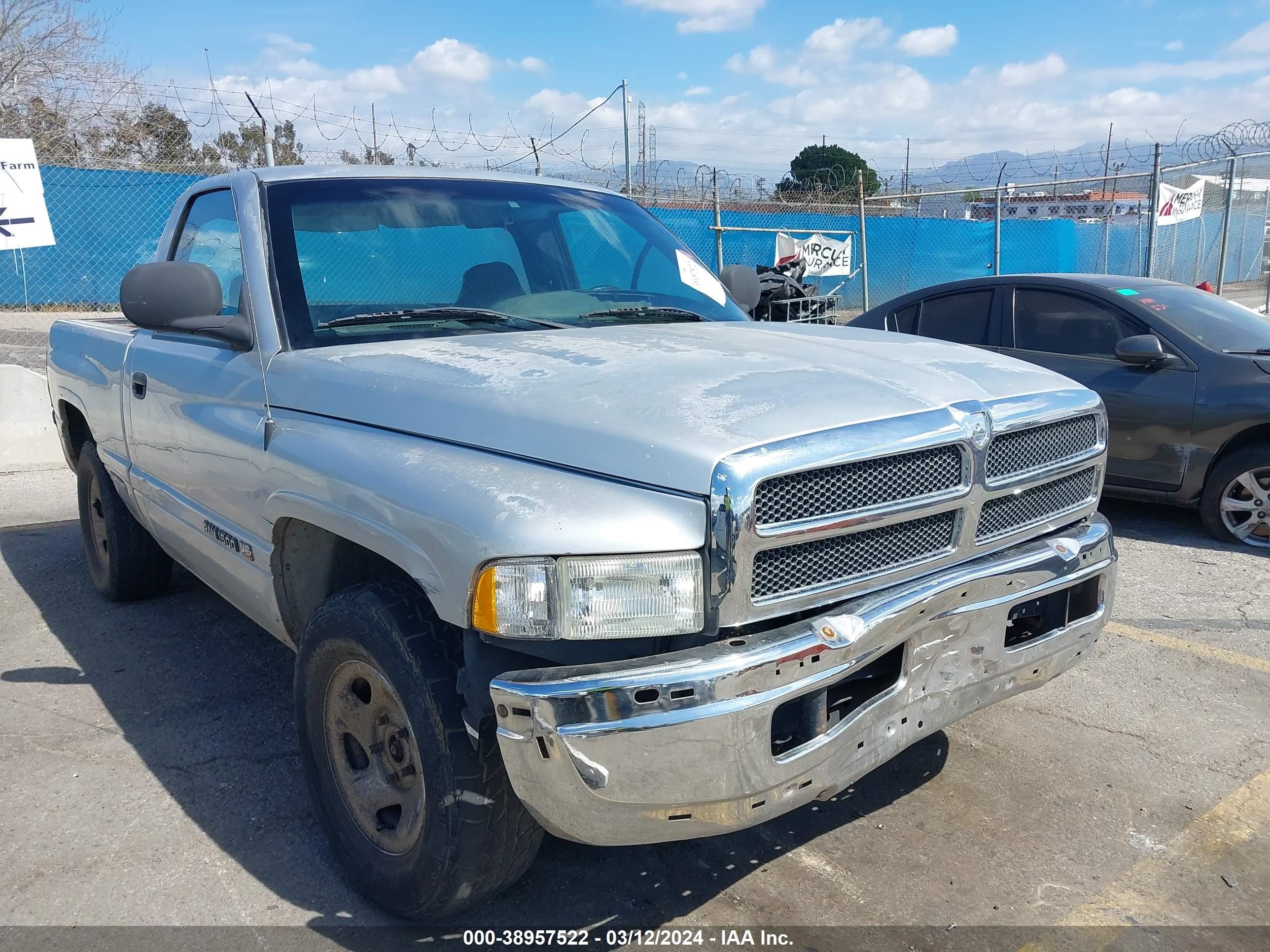 DODGE RAM 2001 1b7hc16x21s264587