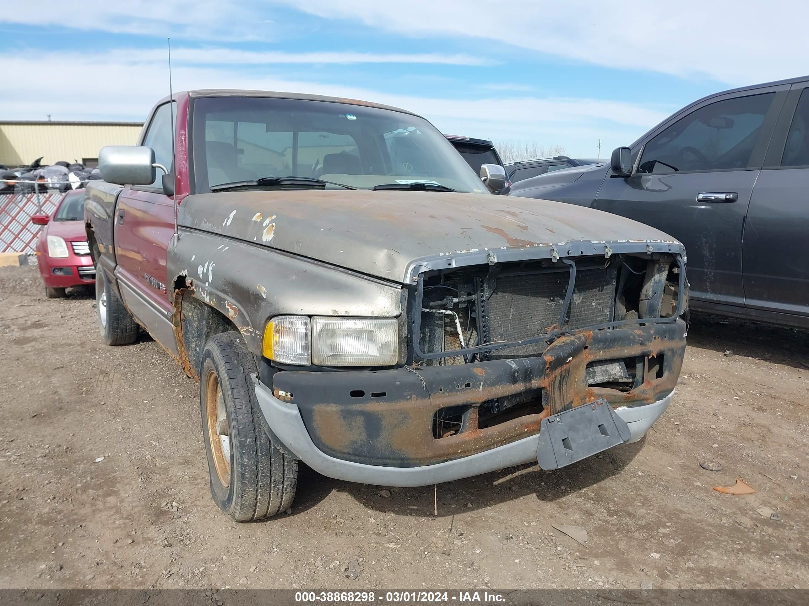 DODGE RAM 1995 1b7hc16y7ss168304