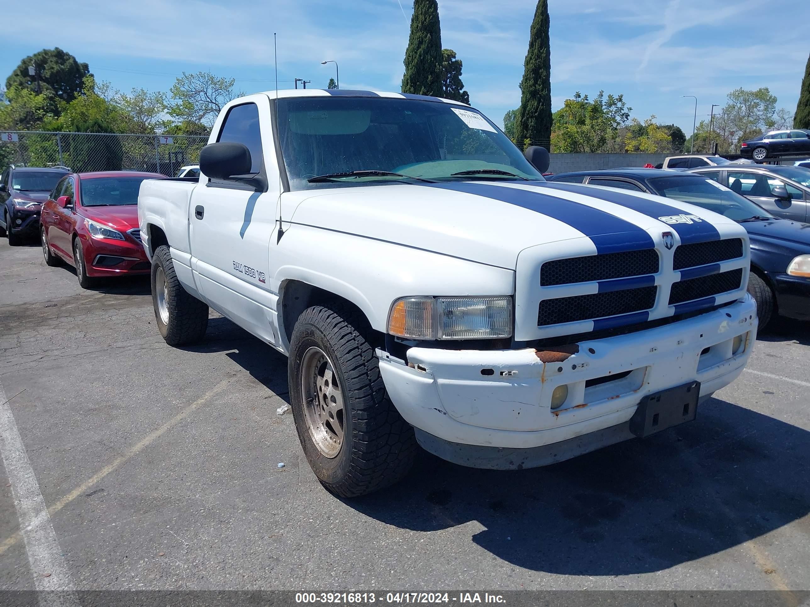 DODGE RAM 1998 1b7hc16z6ws675466