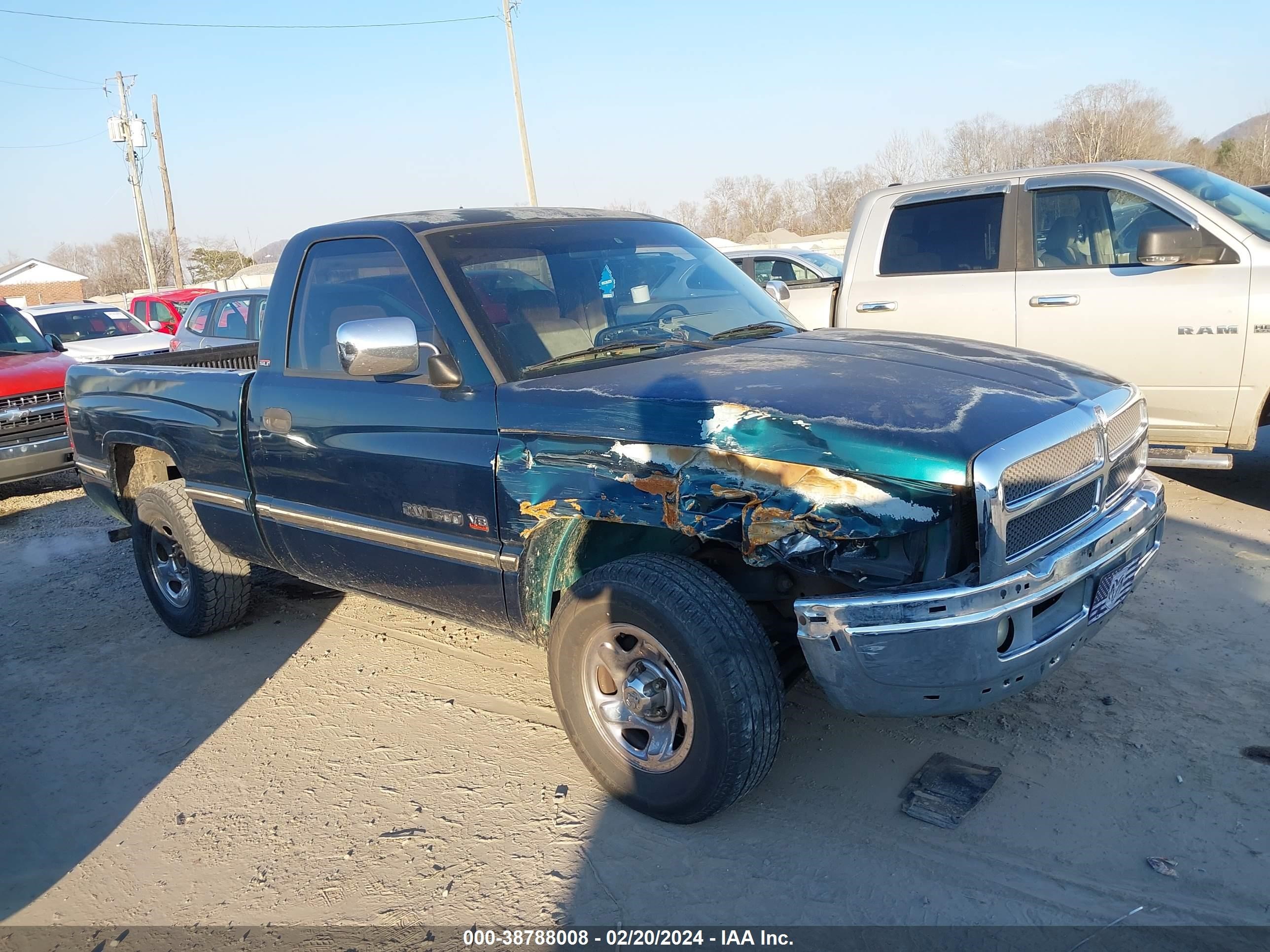 DODGE RAM 1995 1b7hc16z8ss306716