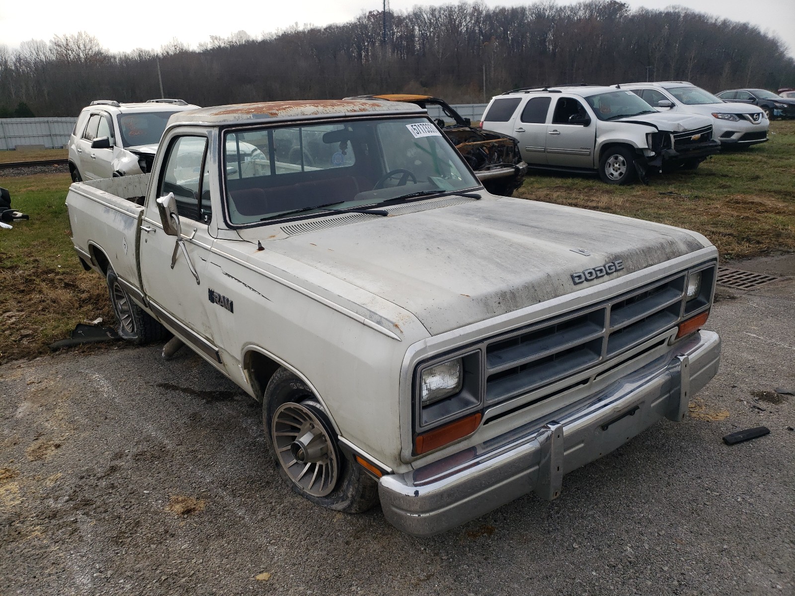 DODGE D-SERIES D 1987 1b7hd14t6hs302927