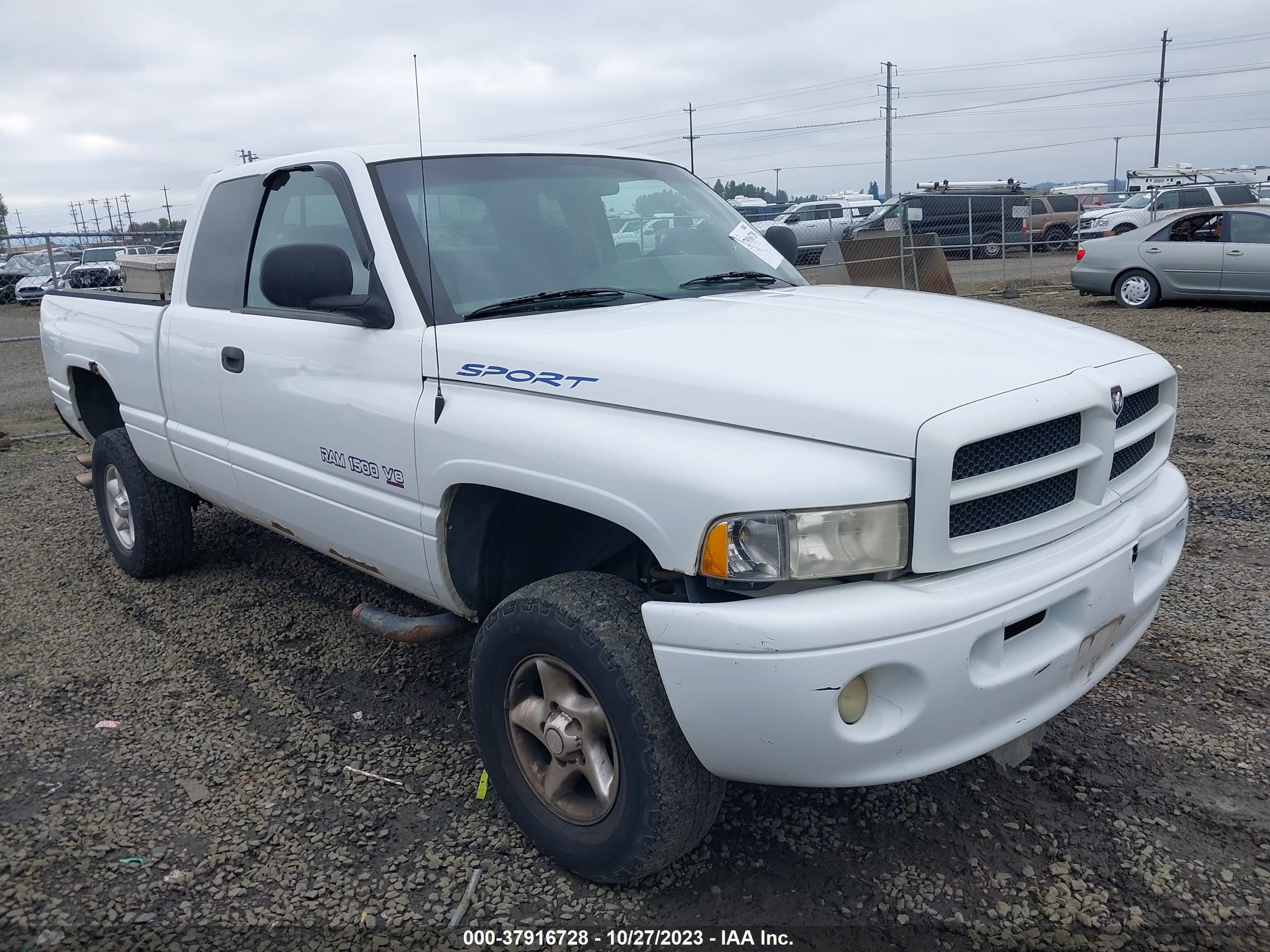 DODGE RAM 2001 1b7hf13y01j270107