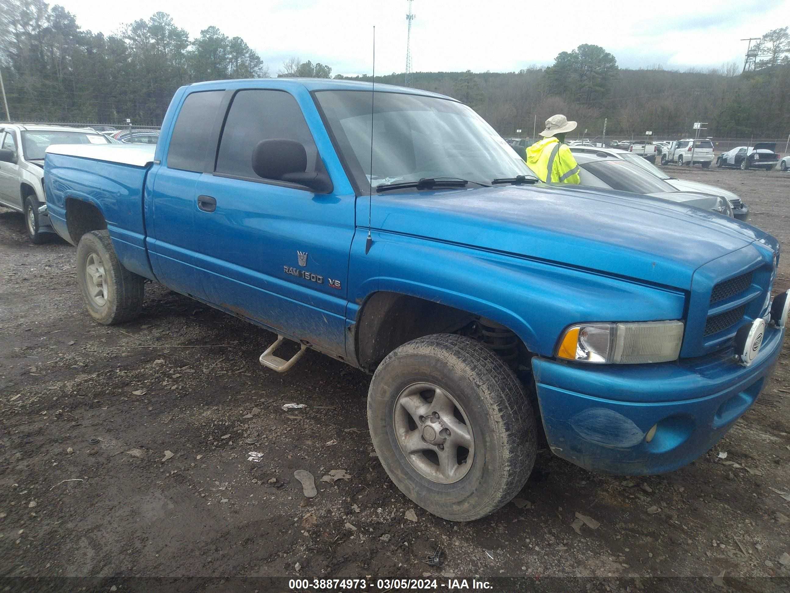 DODGE RAM 2001 1b7hf13z11j574667