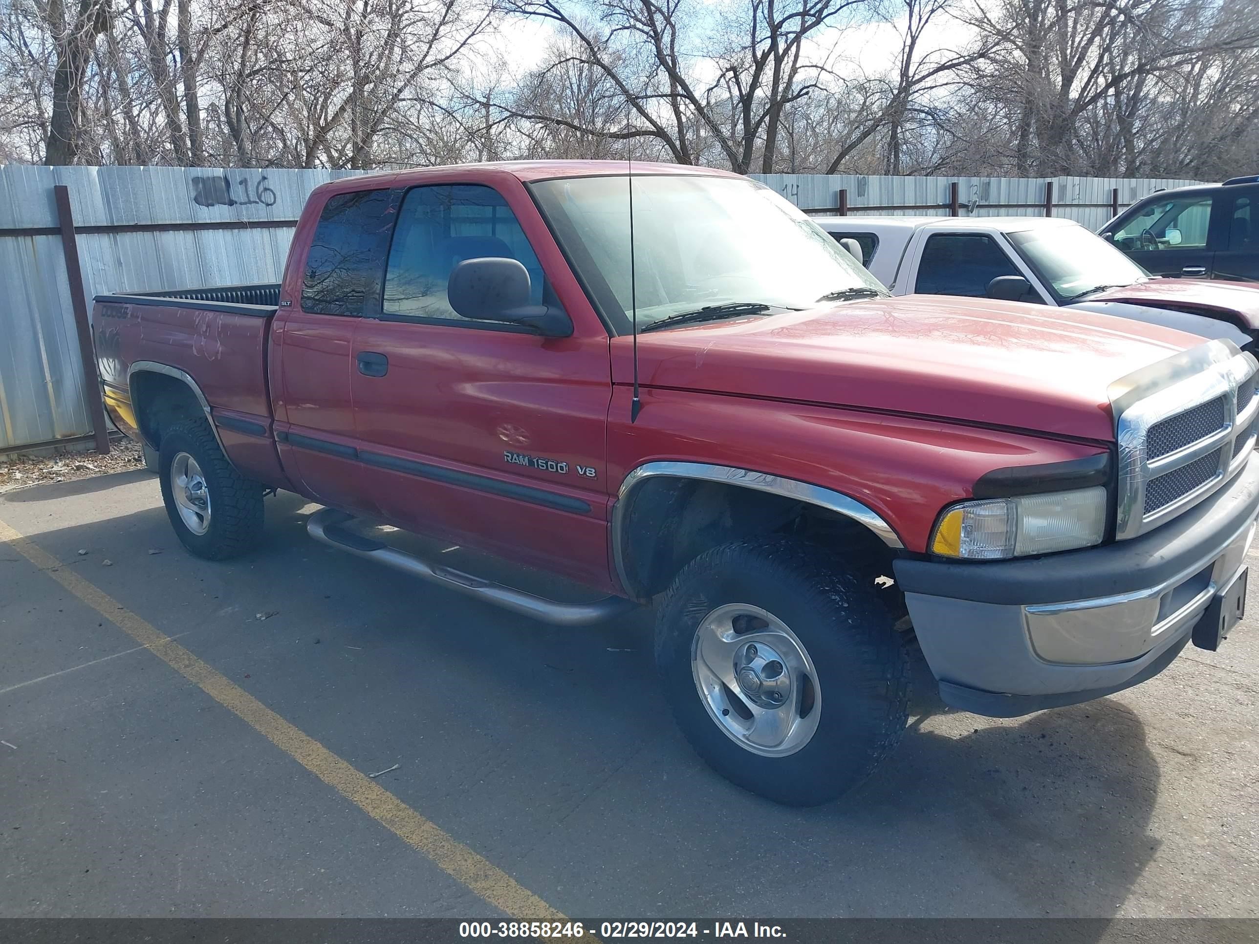 DODGE RAM 1998 1b7hf13z3wj157350