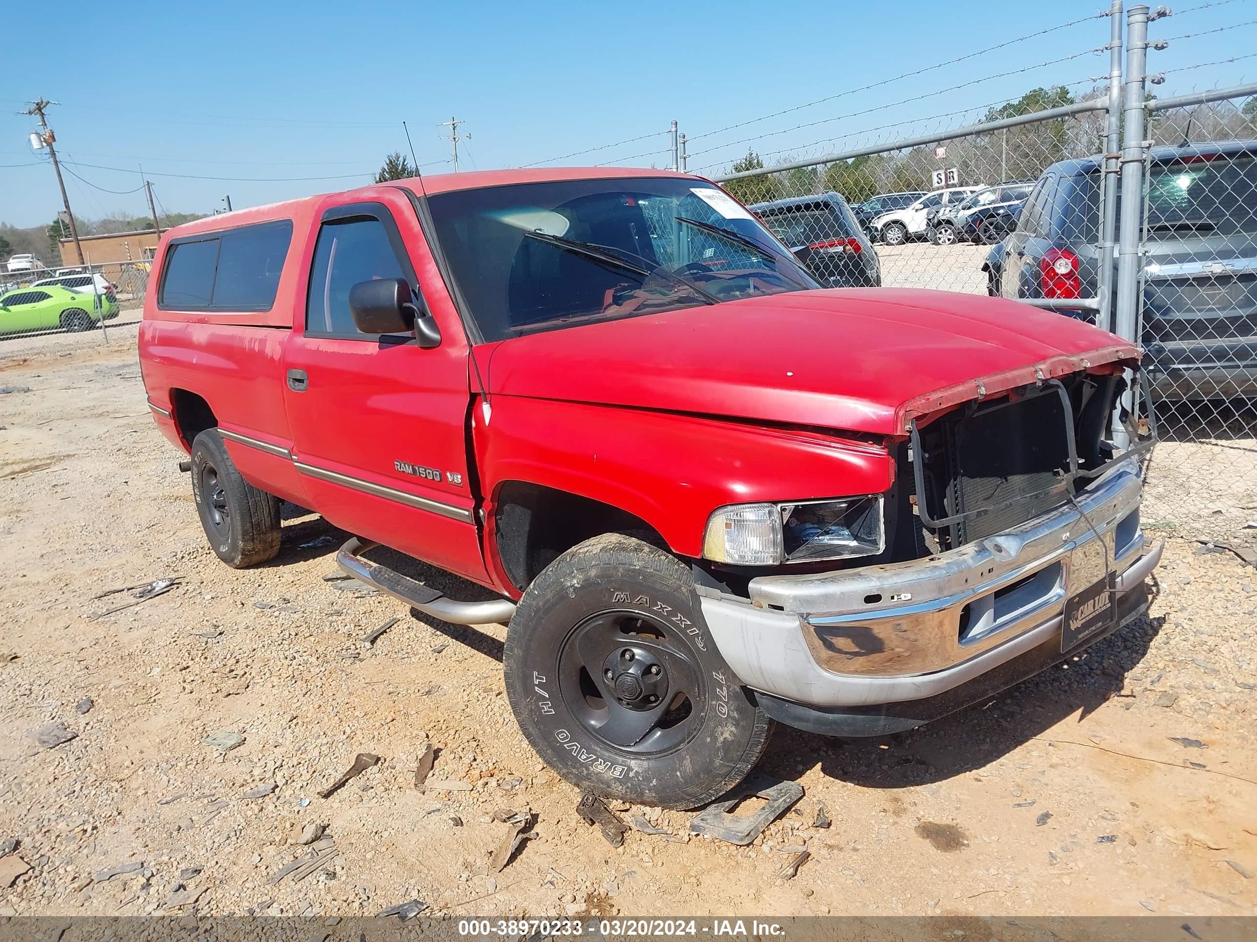 DODGE RAM 1995 1b7hf16z1ss296540