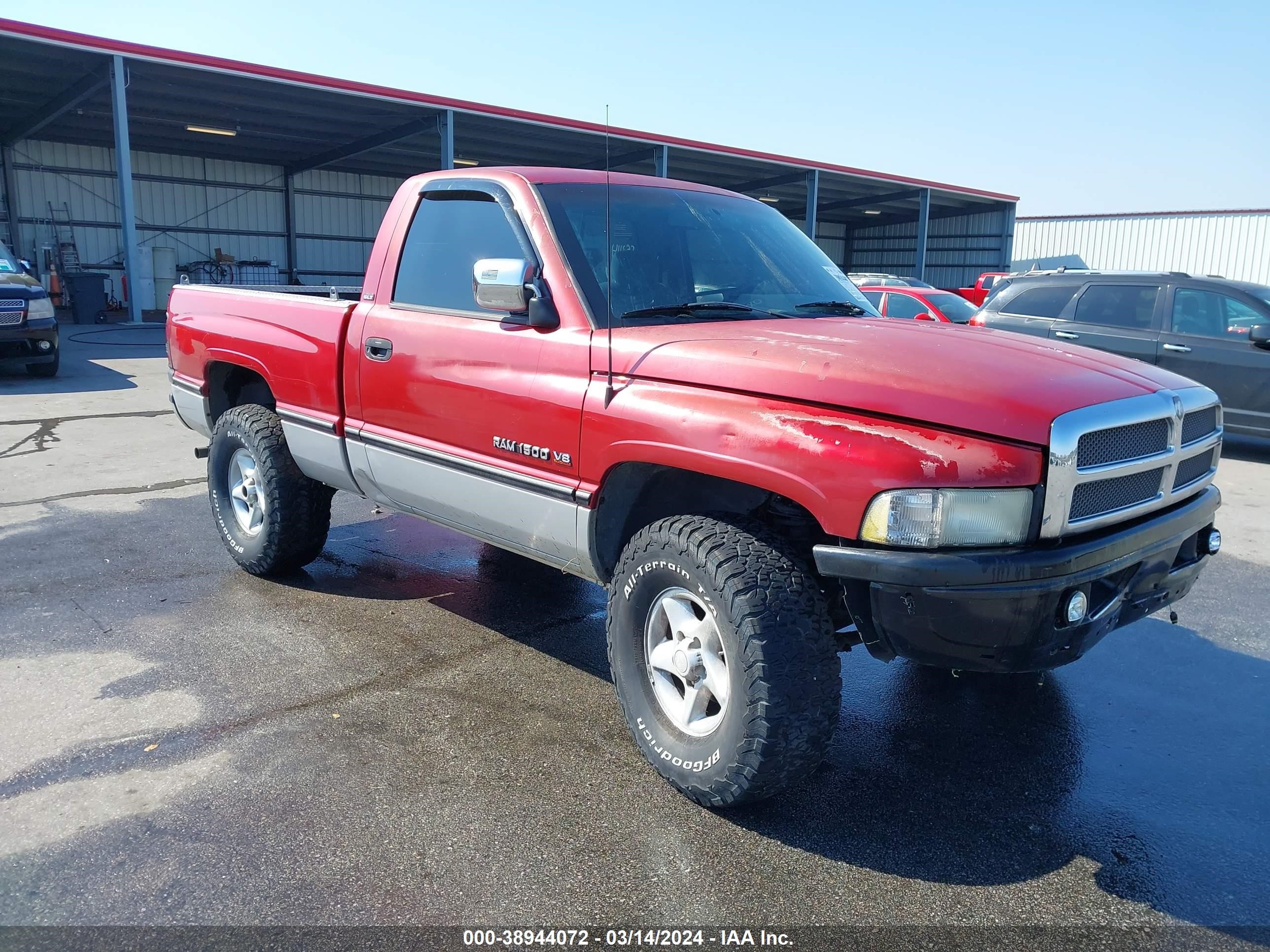 DODGE RAM 1997 1b7hf16z2vj552114