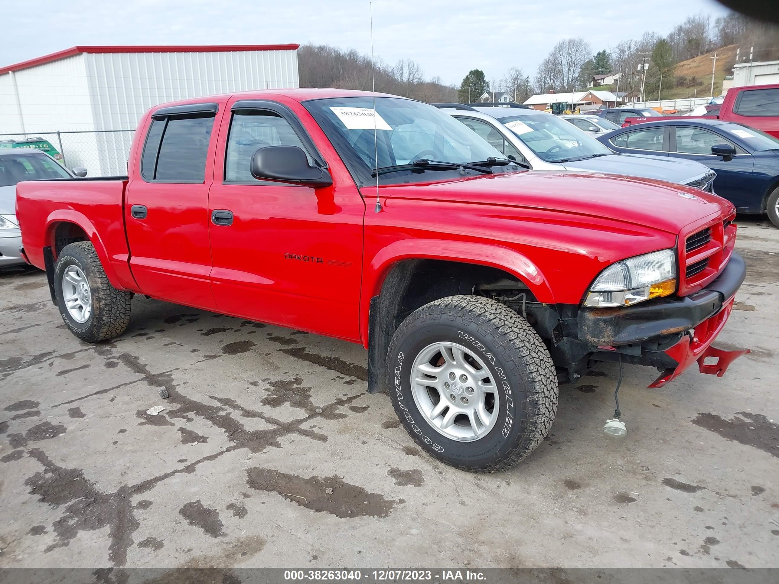 DODGE DAKOTA 2002 1b7hg38nx2s509309