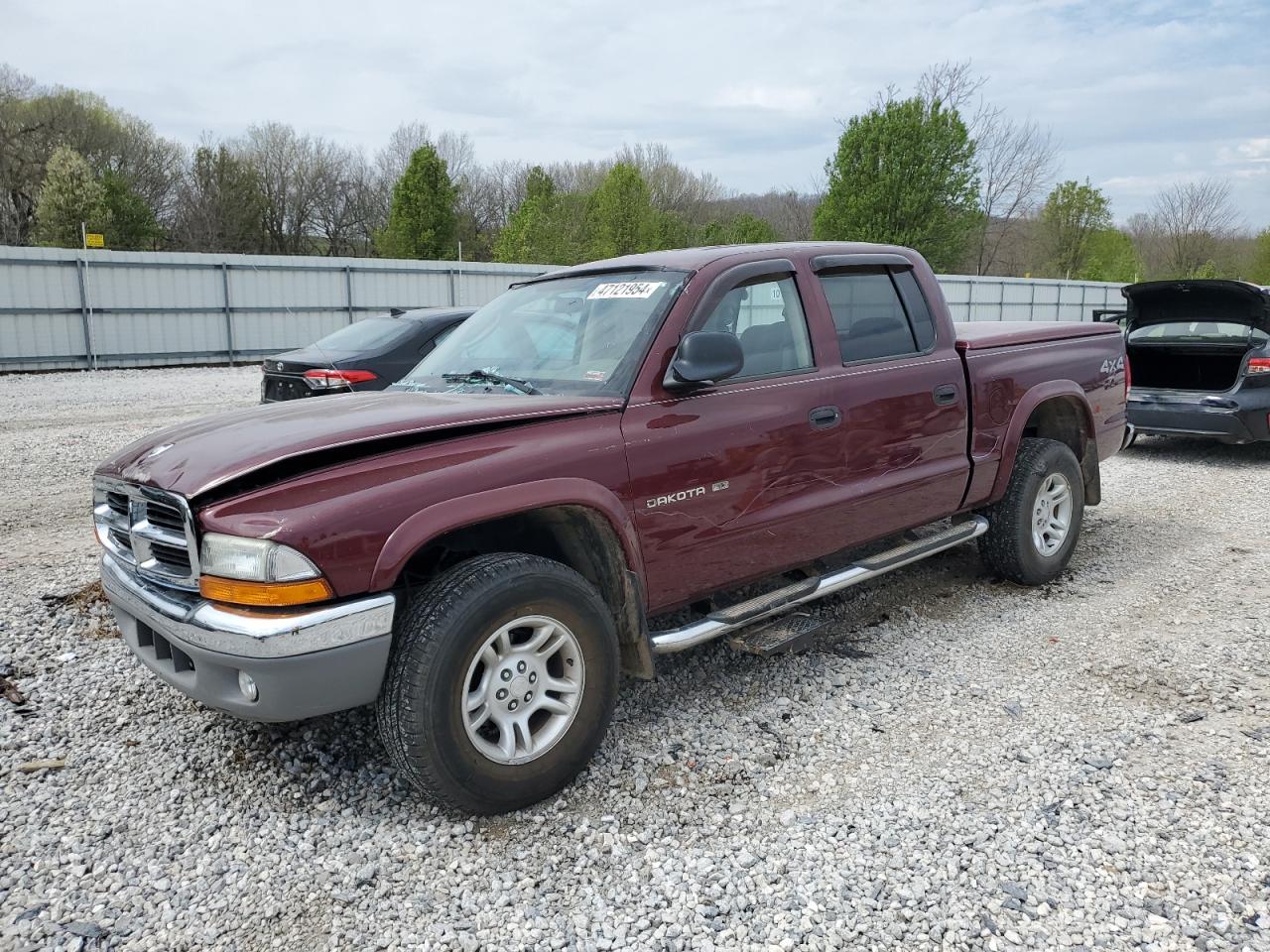 DODGE DAKOTA 2002 1b7hg48n12s616769