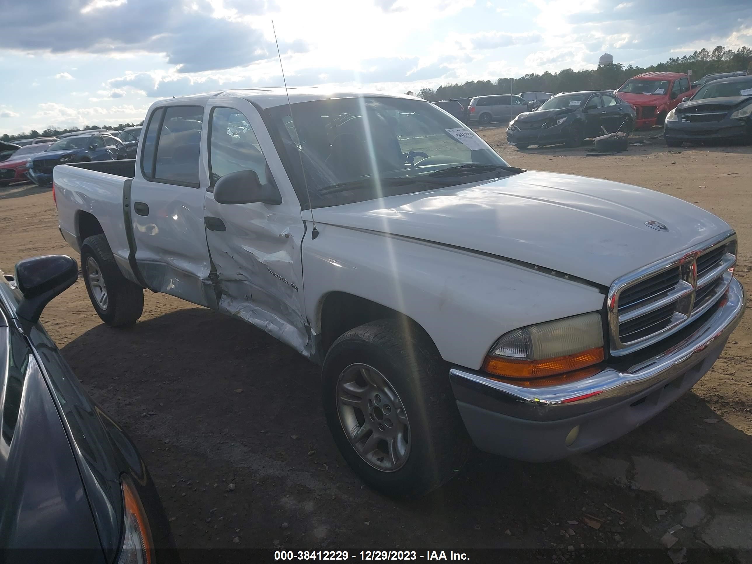 DODGE DAKOTA 2001 1b7hl2ax51s326545