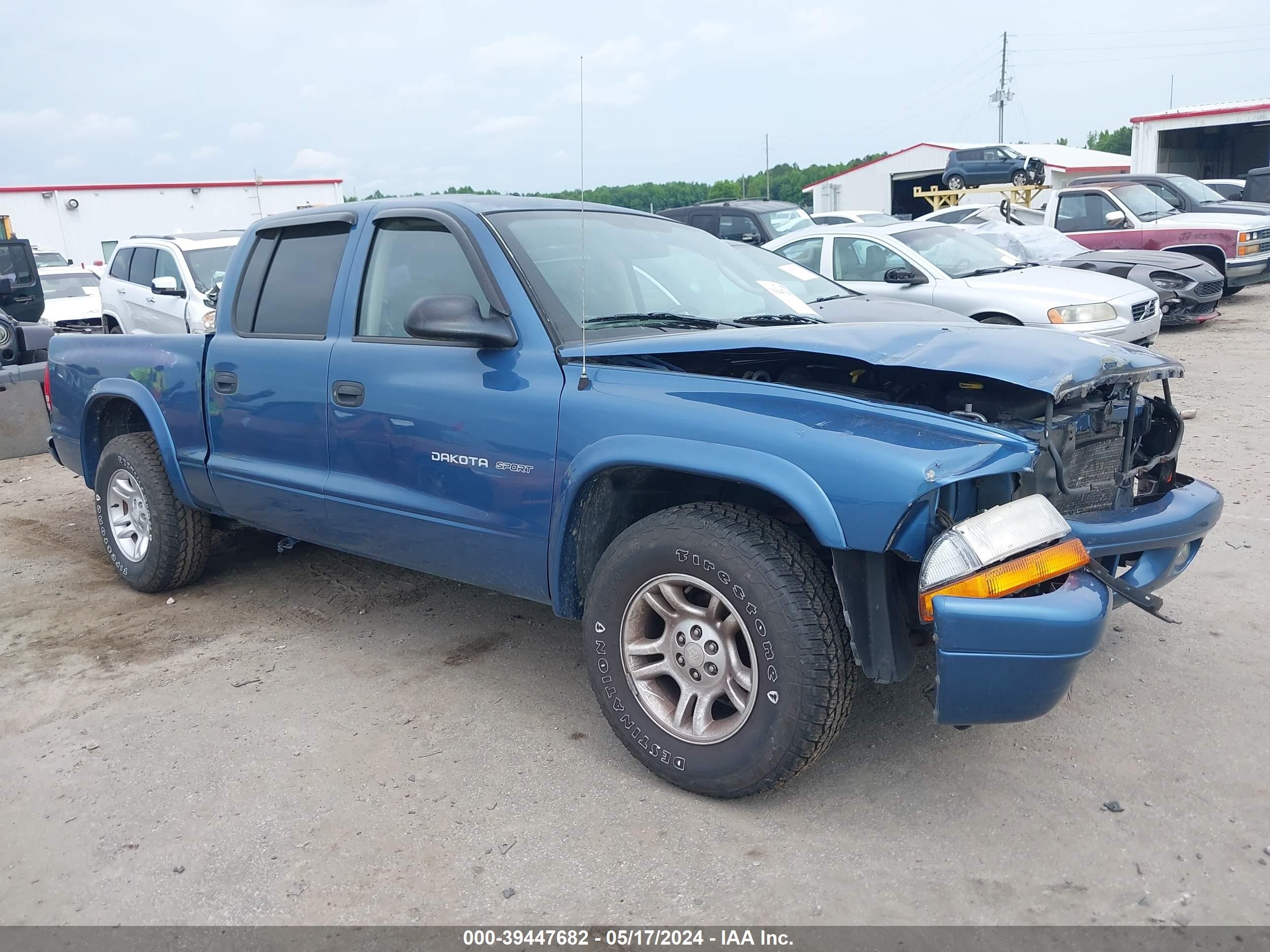 DODGE DAKOTA 2002 1b7hl38x72s545584