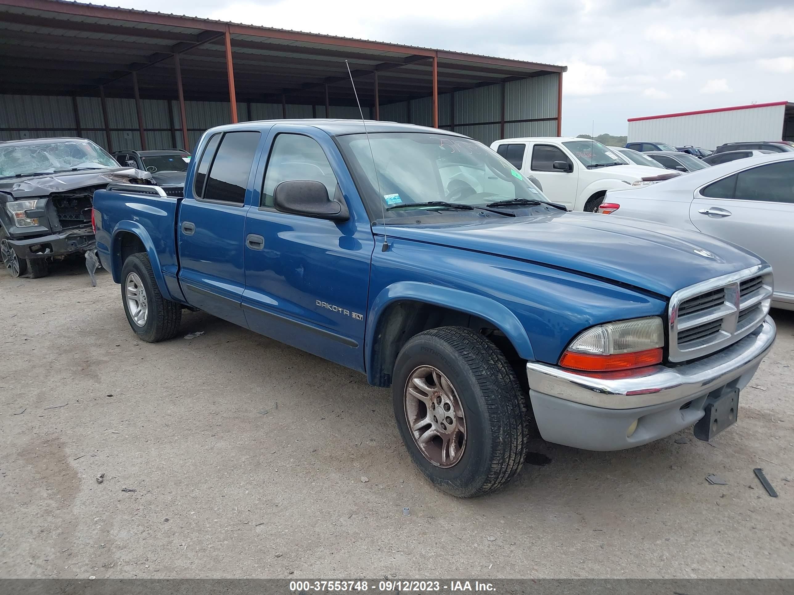 DODGE DAKOTA 2002 1b7hl48n52s607312