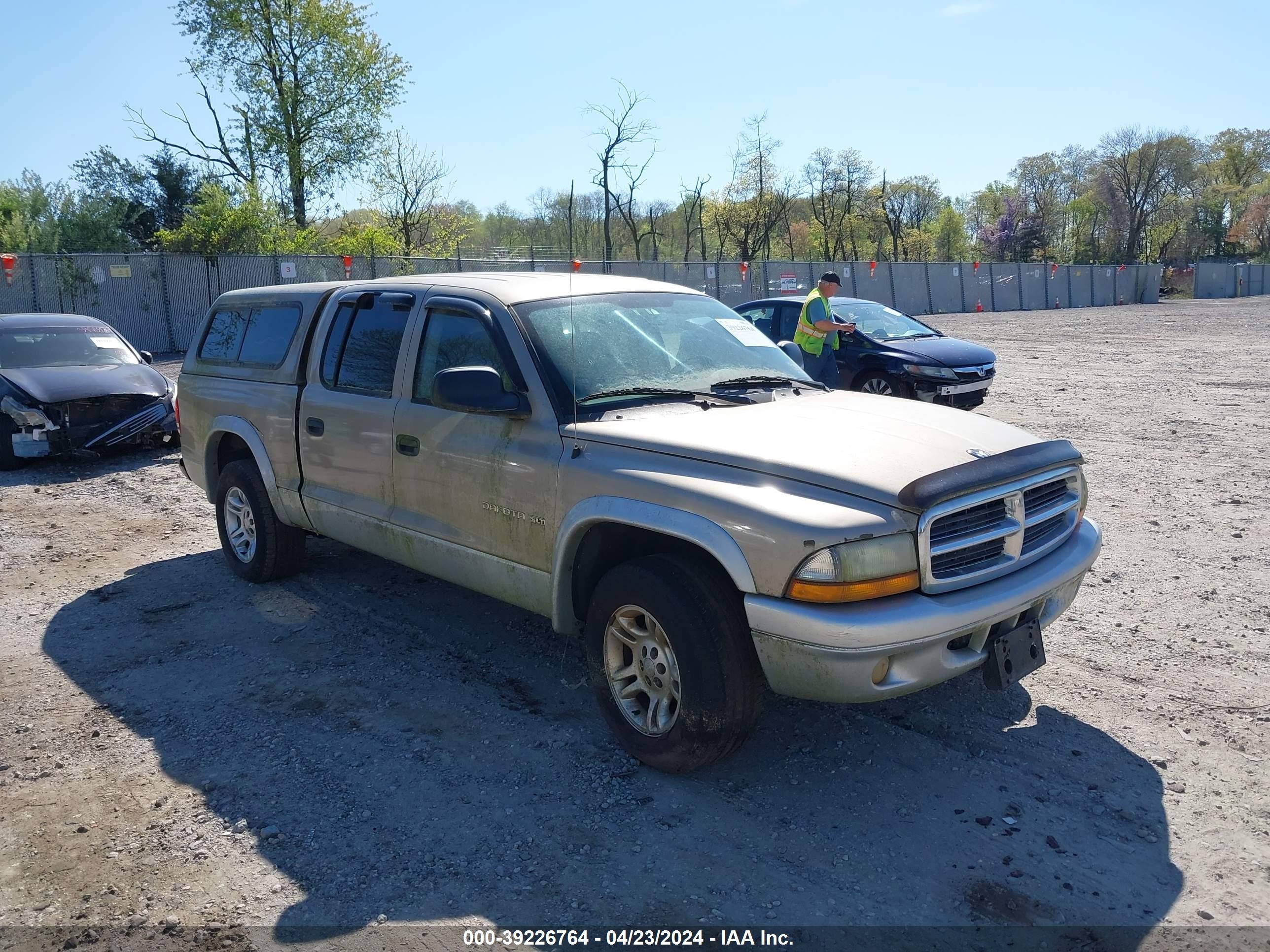 DODGE DAKOTA 2002 1b7hl48nx2s656487