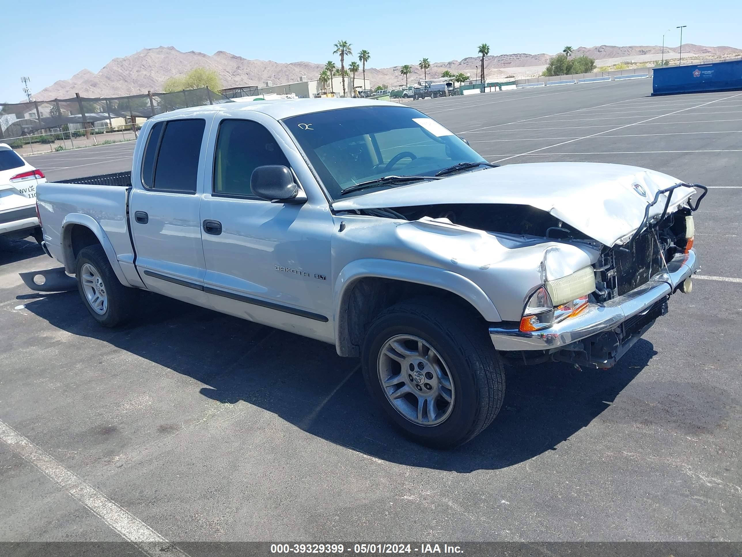 DODGE DAKOTA 2002 1b7hl48x52s586267