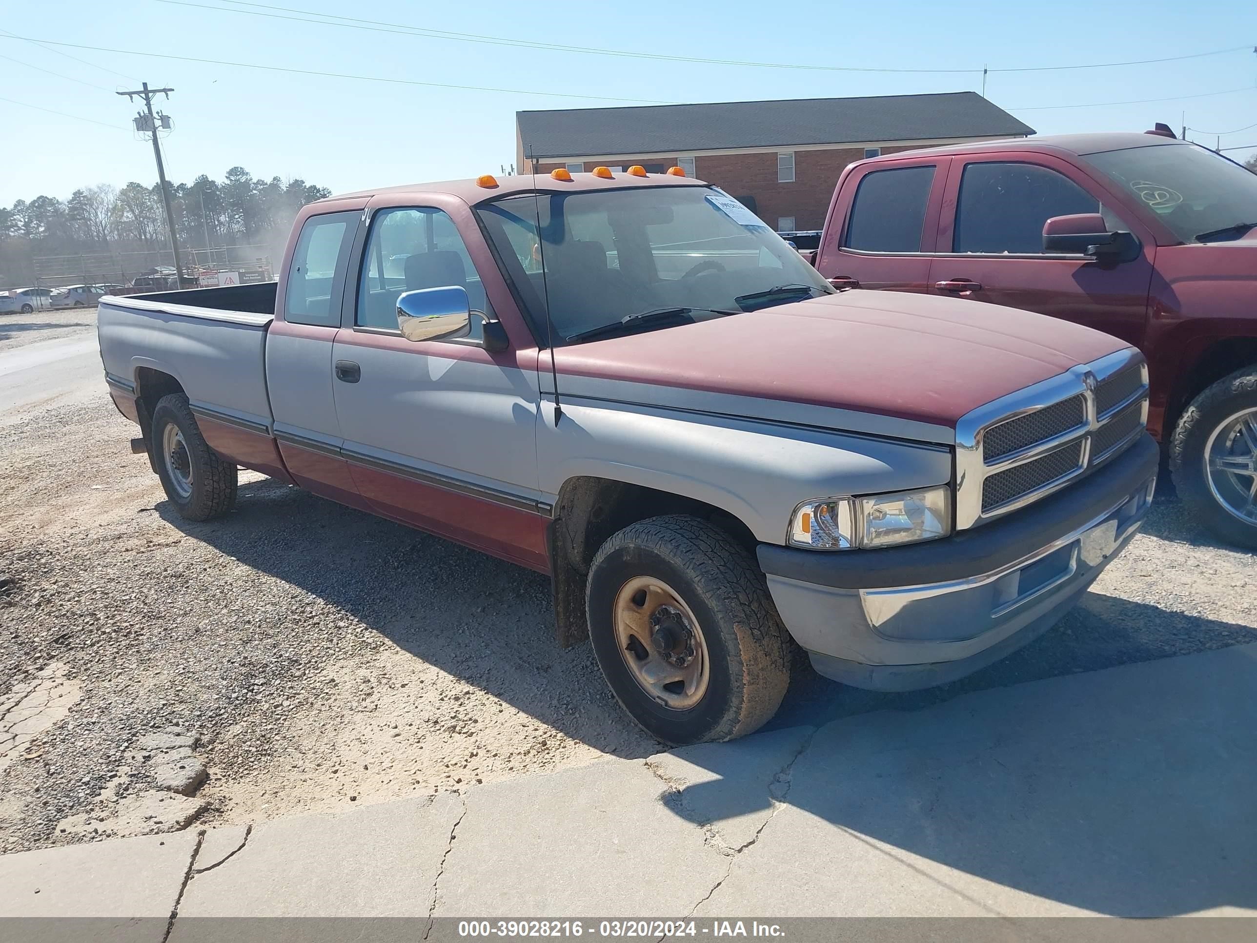 DODGE RAM 1996 1b7kc23c9tj144615