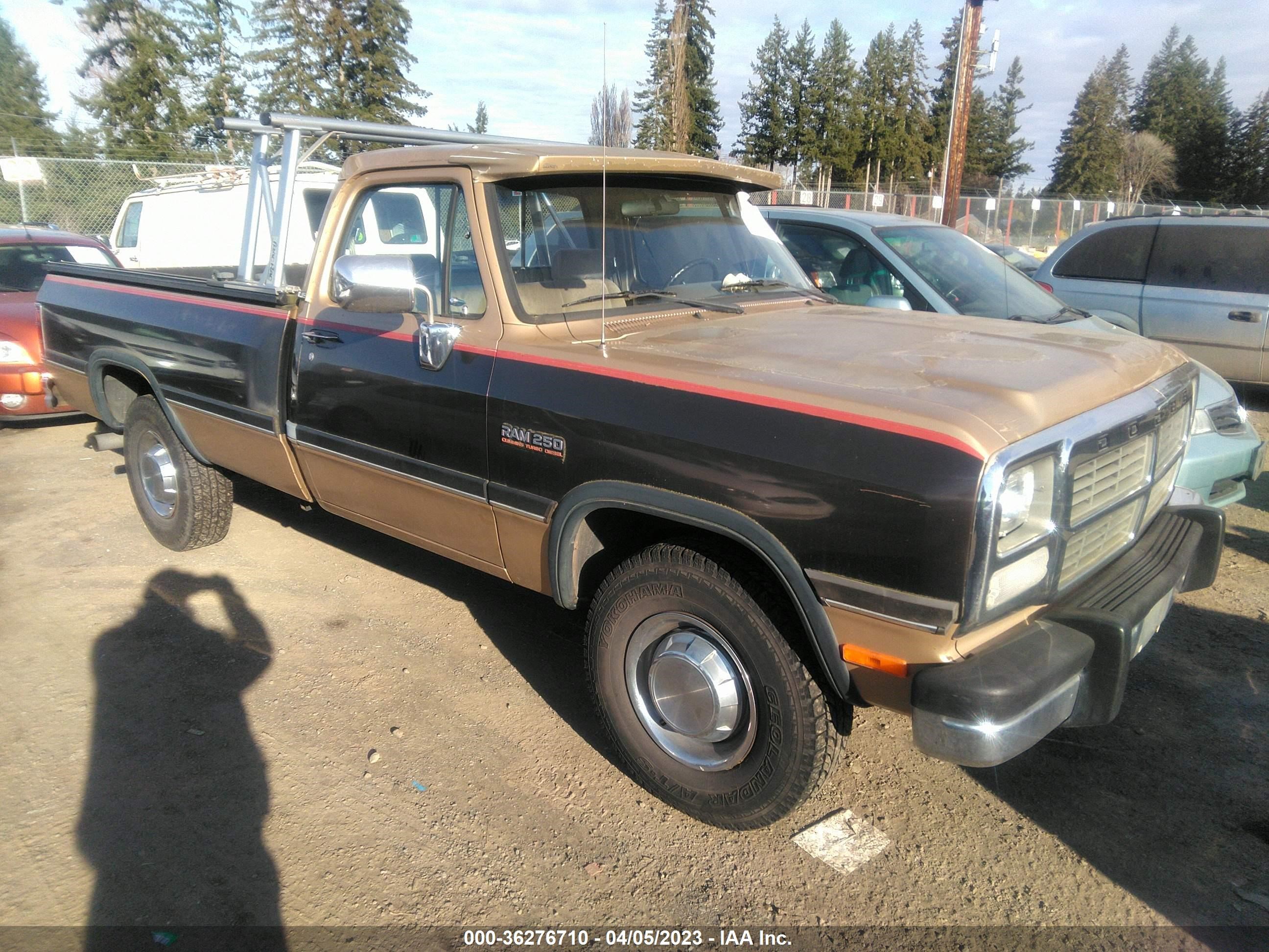 DODGE D-W SERIES 1991 1b7ke2685ms234065