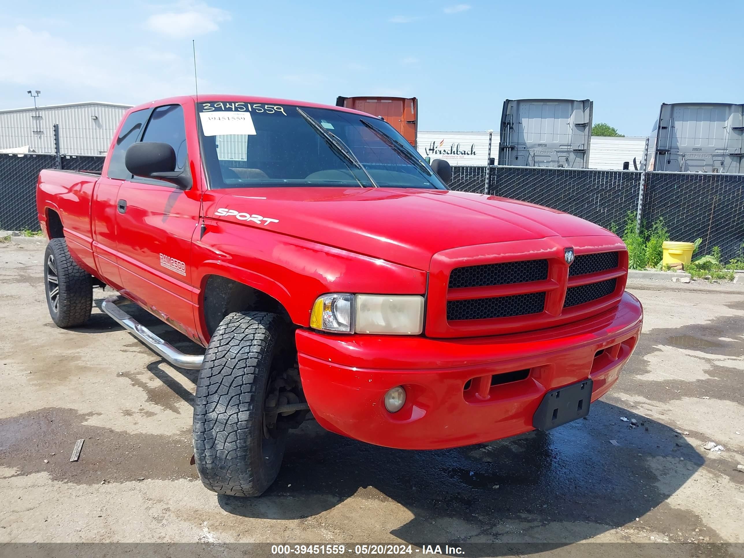 DODGE RAM 2001 1b7kf23681j199054