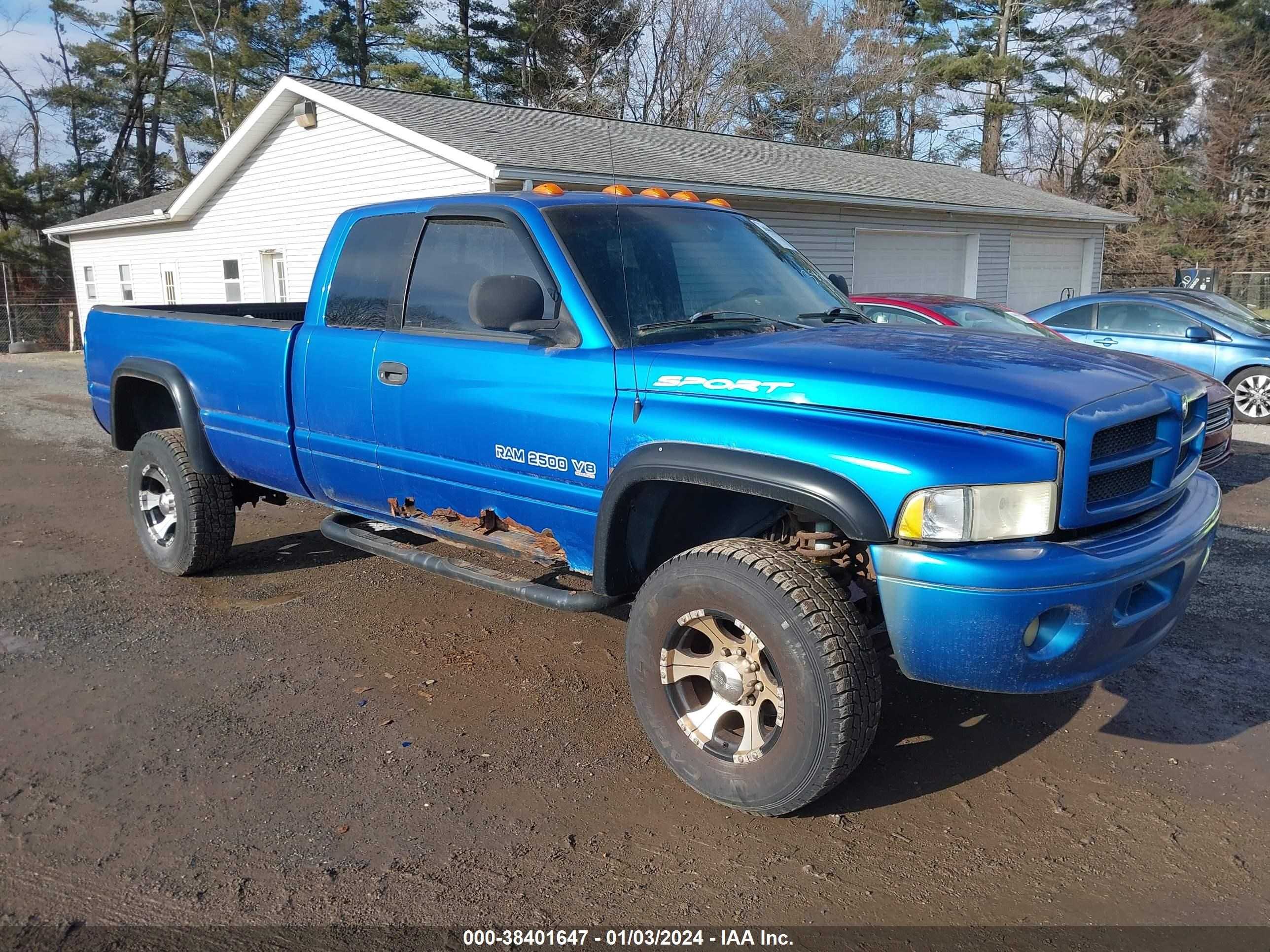 DODGE RAM 2000 1b7kf23zxyj165072