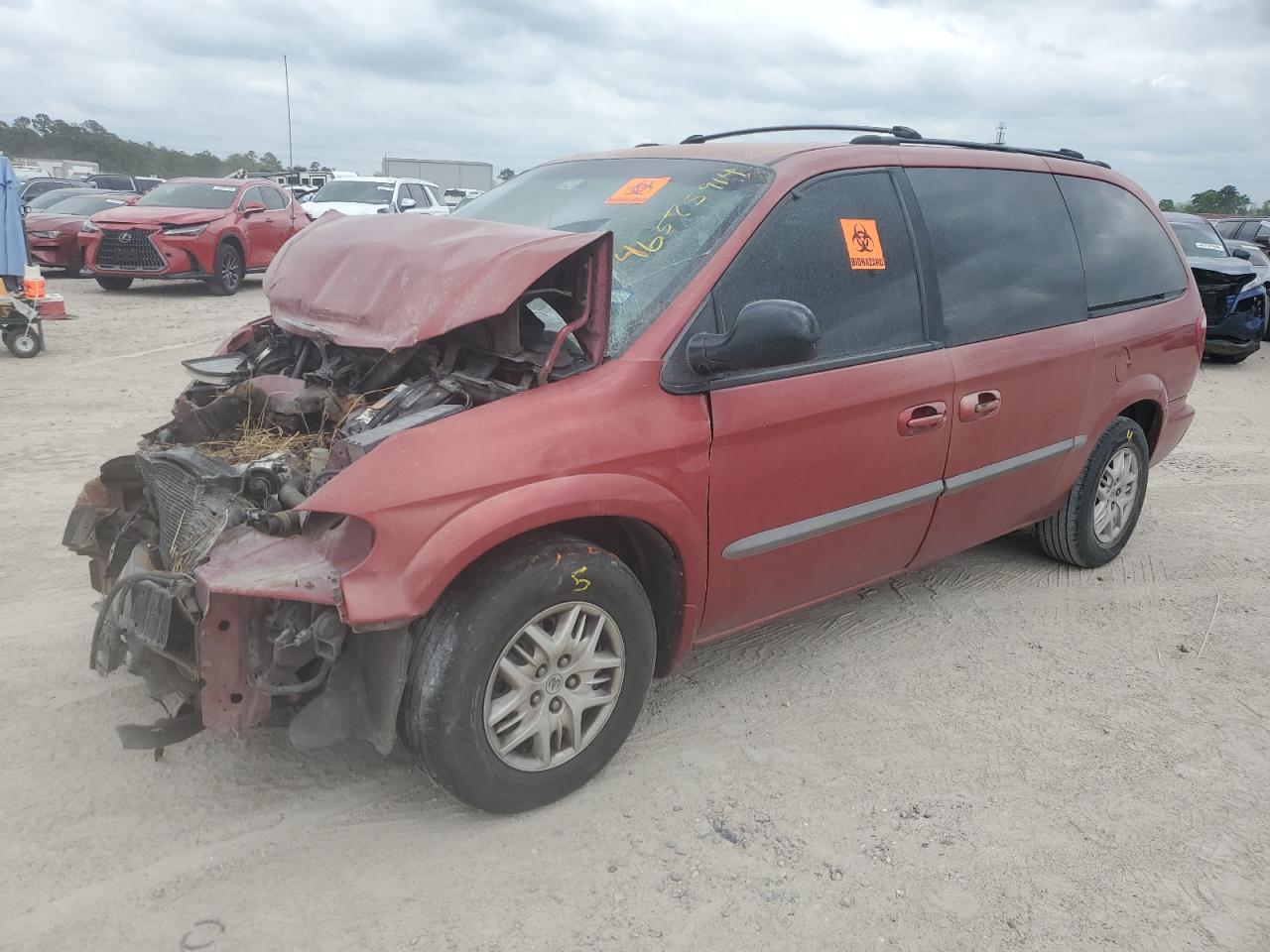 DODGE CARAVAN 2002 1b8gp343x2b645757