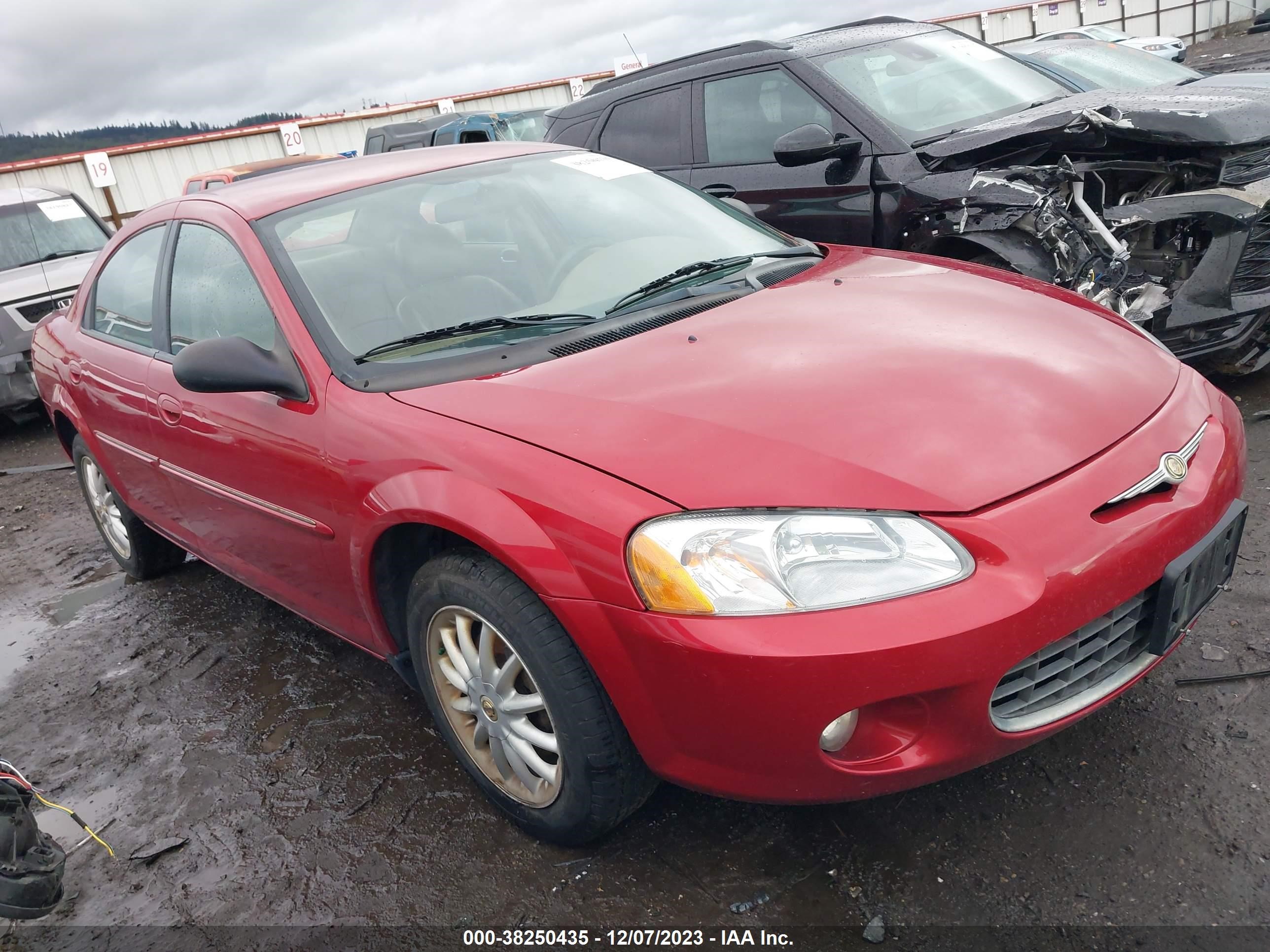 CHRYSLER SEBRING 2003 1c3al56r03n537736