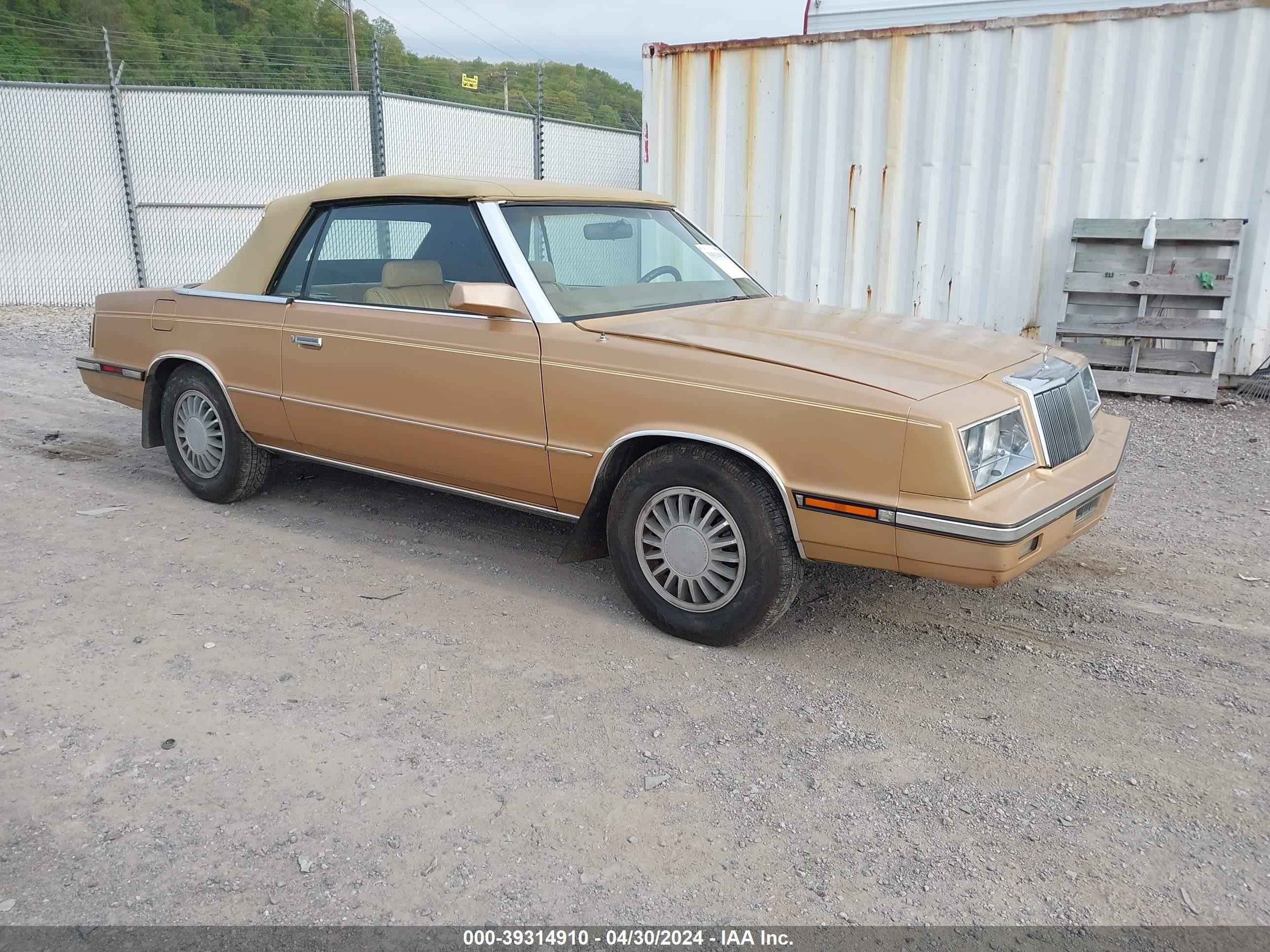 CHRYSLER LE BARON 1985 1c3bc55d0fg200602