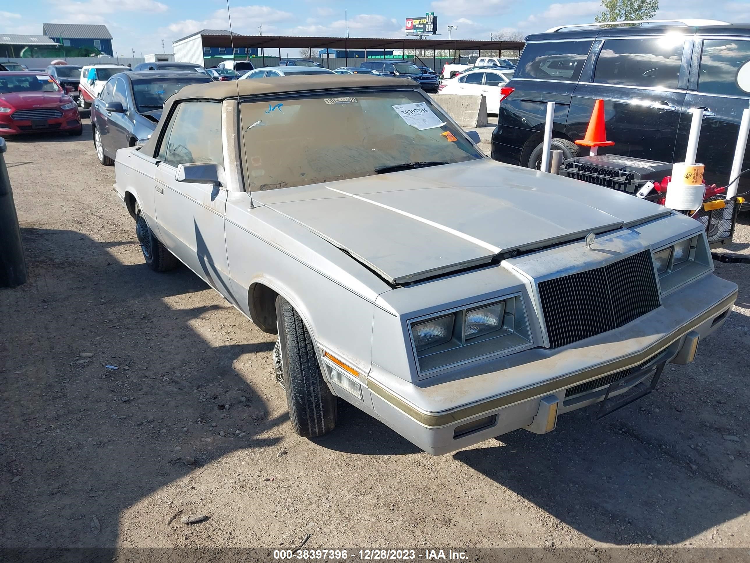 CHRYSLER LE BARON 1984 1c3bc55g7eg297306