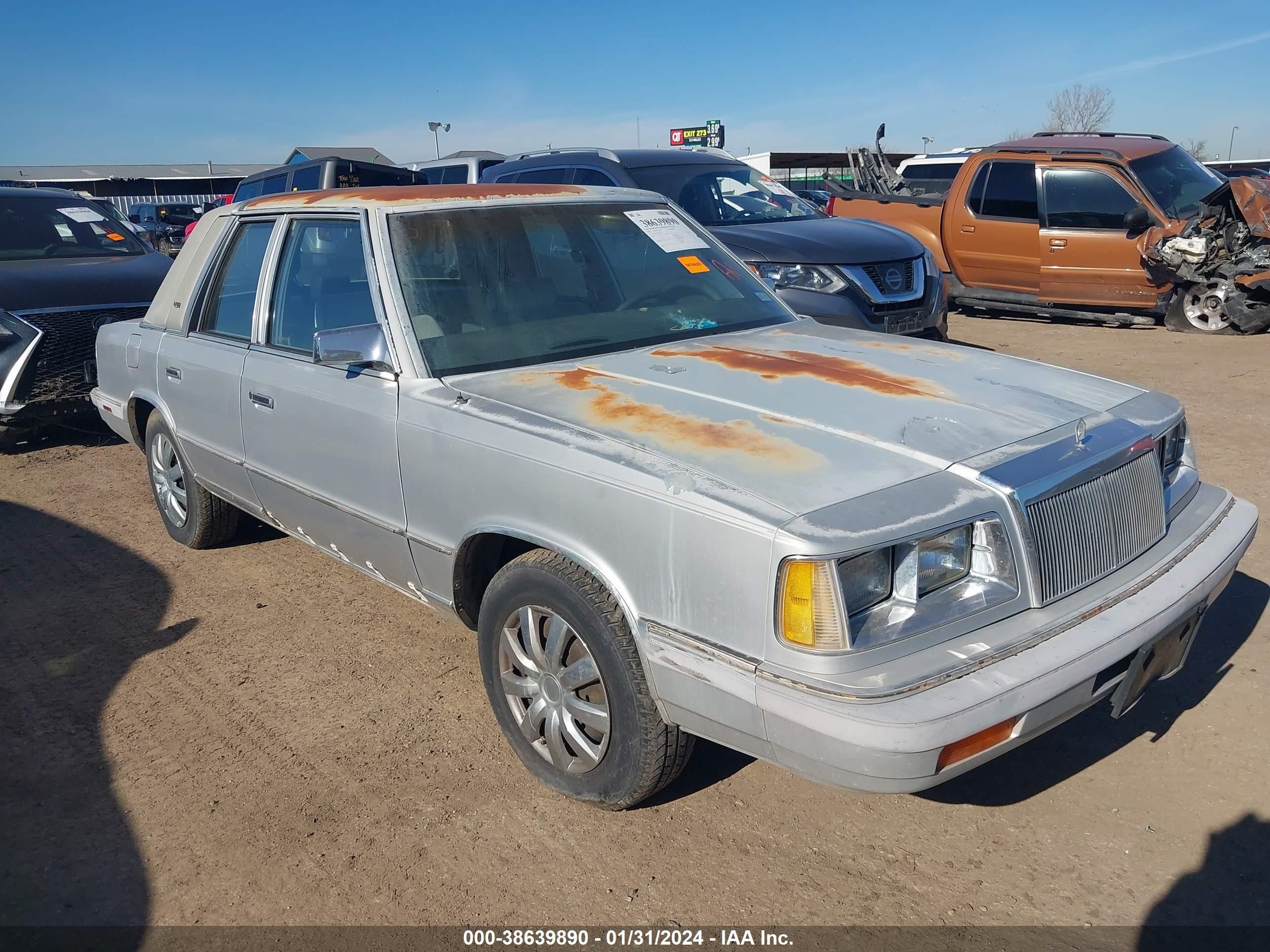 CHRYSLER LE BARON 1988 1c3bc55k5jf141026