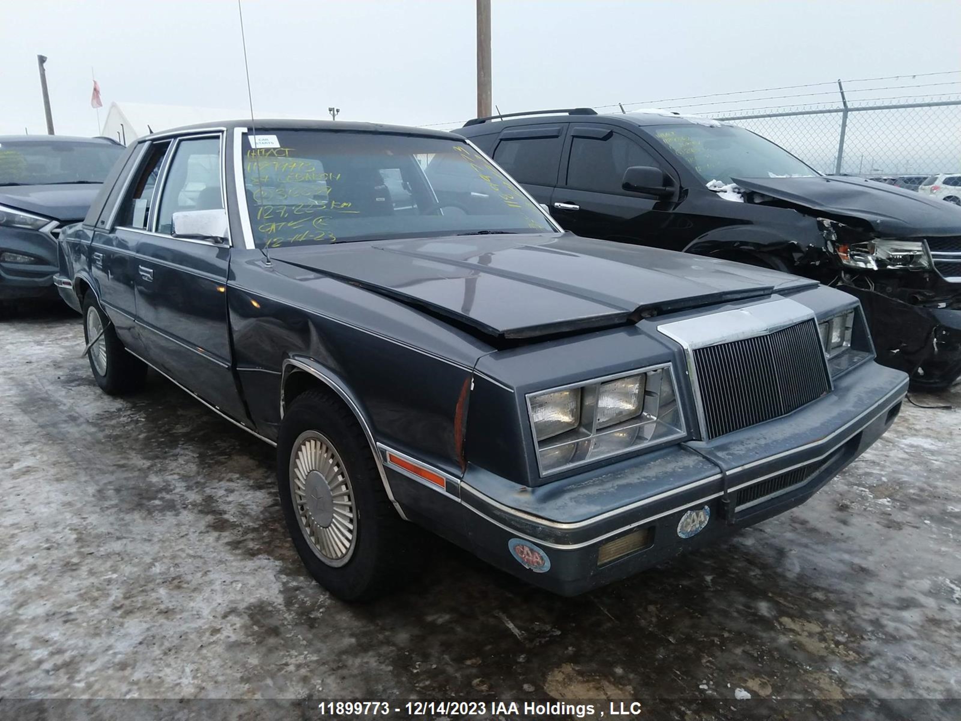 CHRYSLER LE BARON 1984 1c3bc56g4ef312039