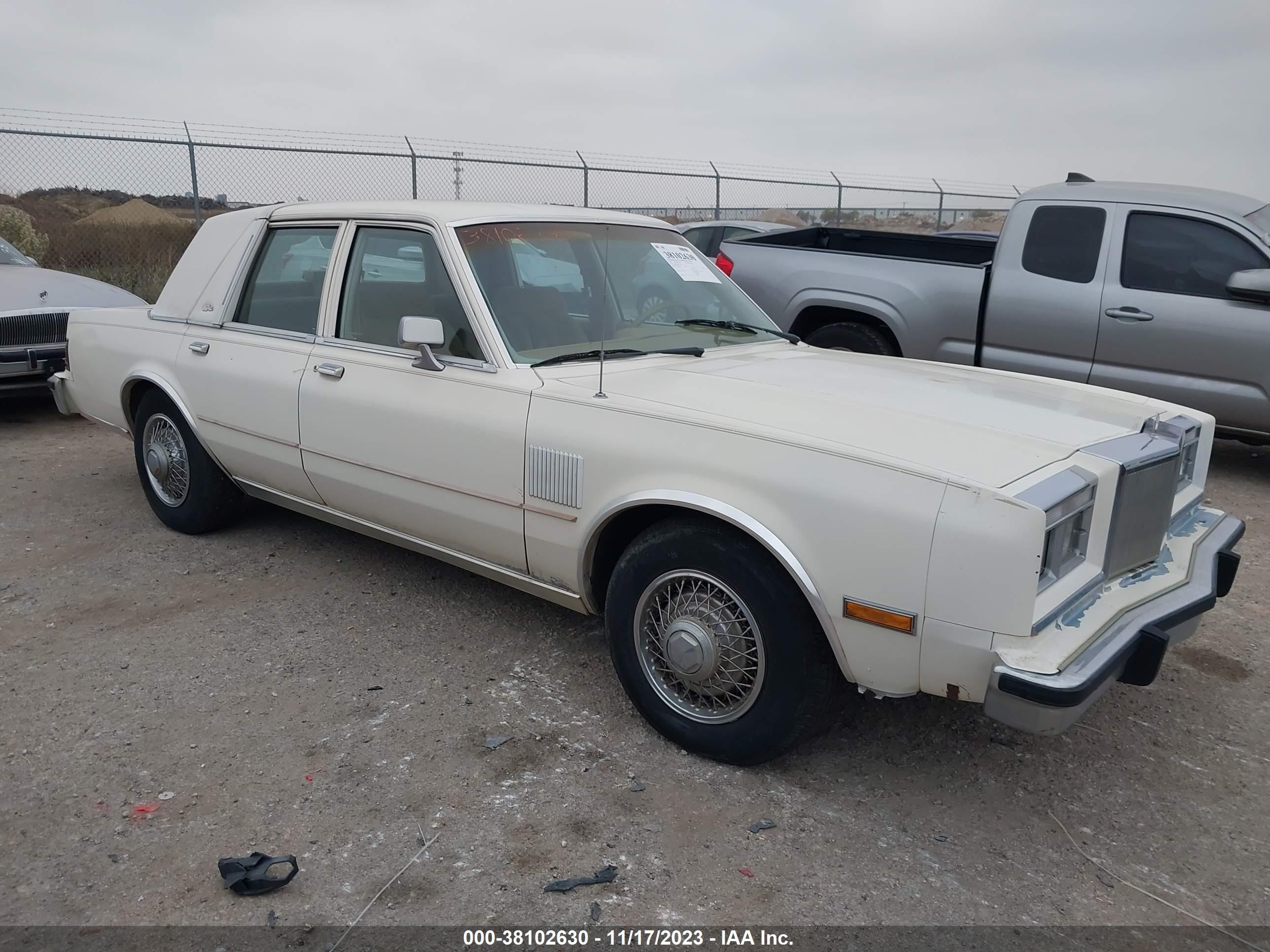 CHRYSLER FIFTH AVENUE 1987 1c3bf66p2hw121740